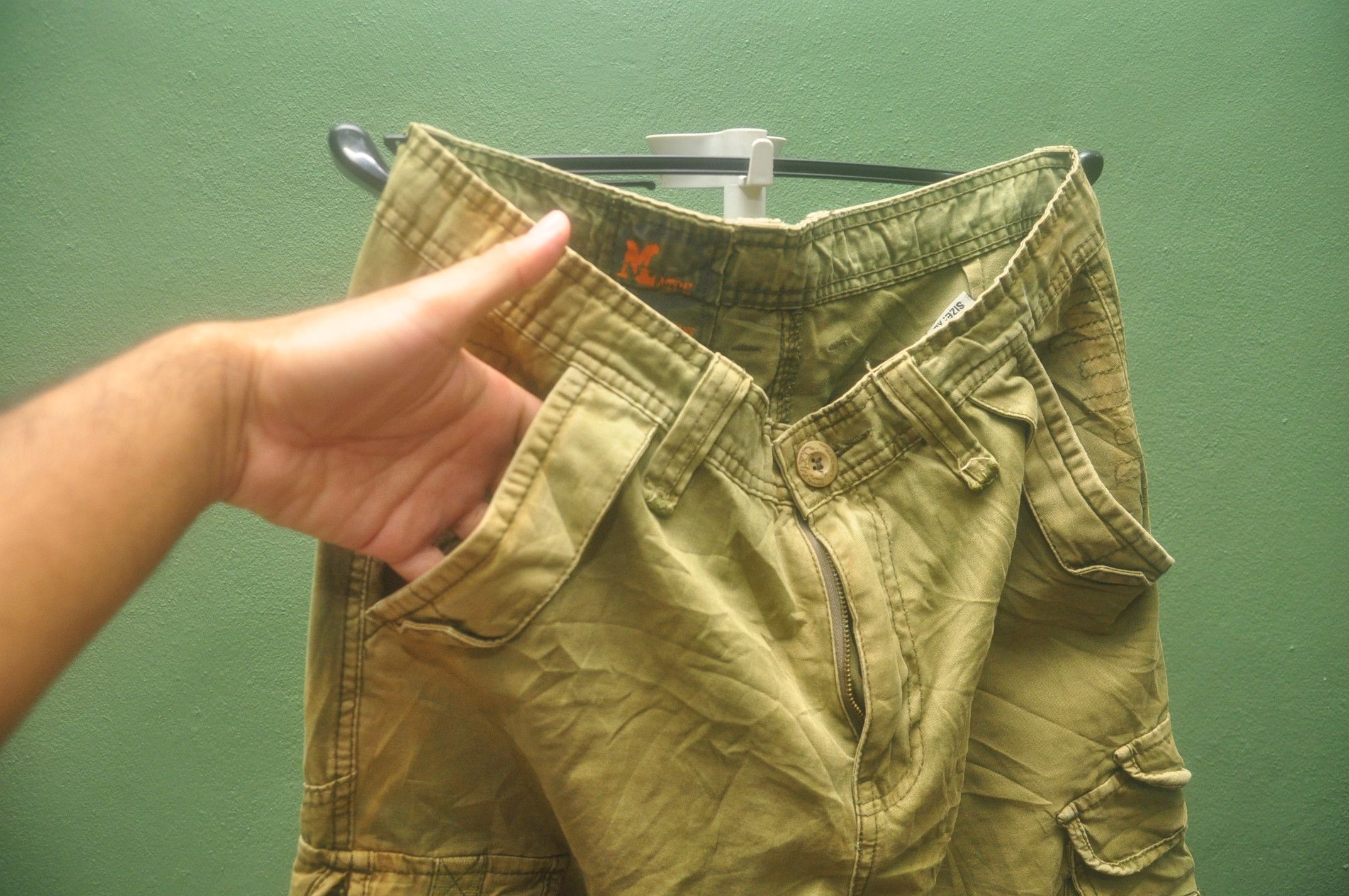 Japanese Brand × Vintage Vintage Matce Stick Pocket Denim Travis Scott Fashion Style Size US 34 / EU 50 - 9 Thumbnail
