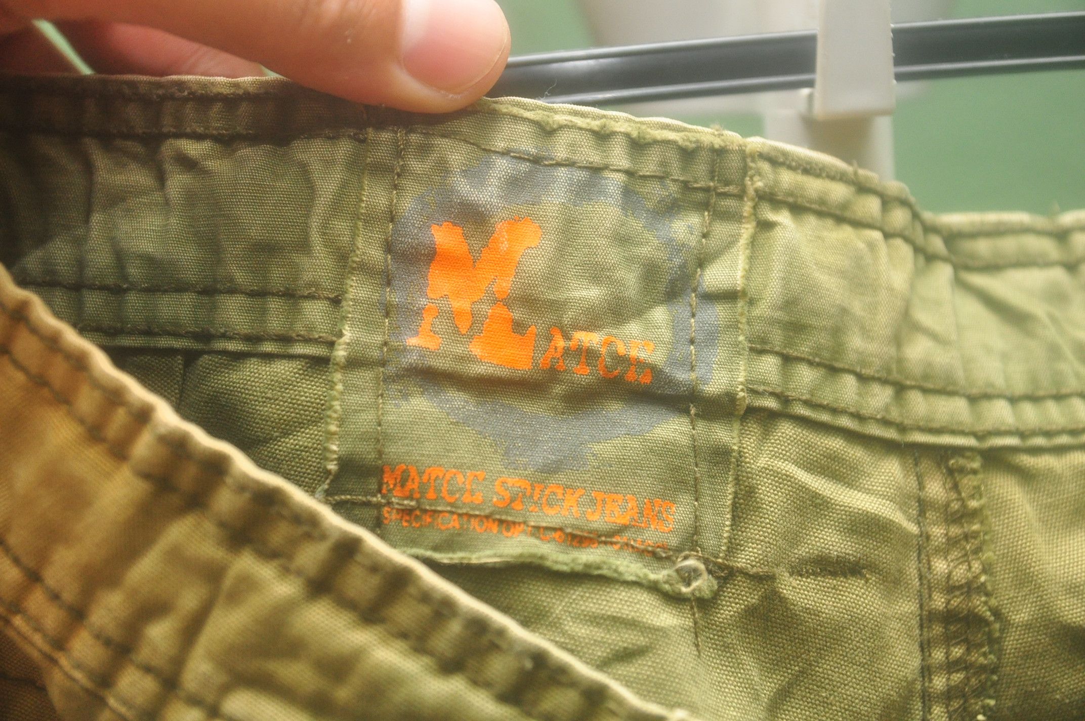 Japanese Brand × Vintage Vintage Matce Stick Pocket Denim Travis Scott Fashion Style Size US 34 / EU 50 - 11 Thumbnail