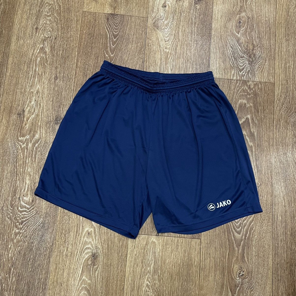Vintage Vintage Y2K Jako Logo Shorts Streetwear Navy Baggy Slim 34 Size US 34 / EU 50 - 1 Thumbnail