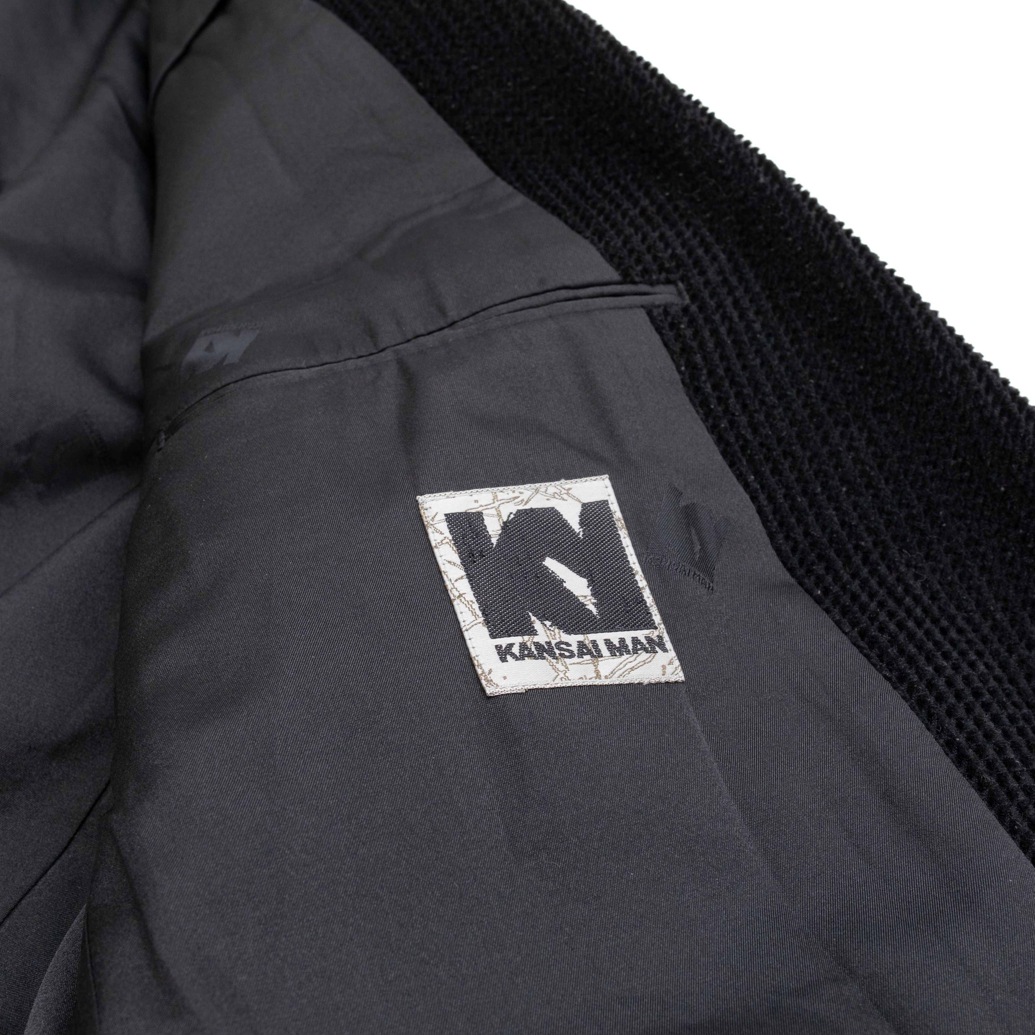 Kansai Yamamoto KANSAI MAN Yamamoto Vintage Blanket Fabric Blazer Size US L / EU 52-54 / 3 - 4 Thumbnail