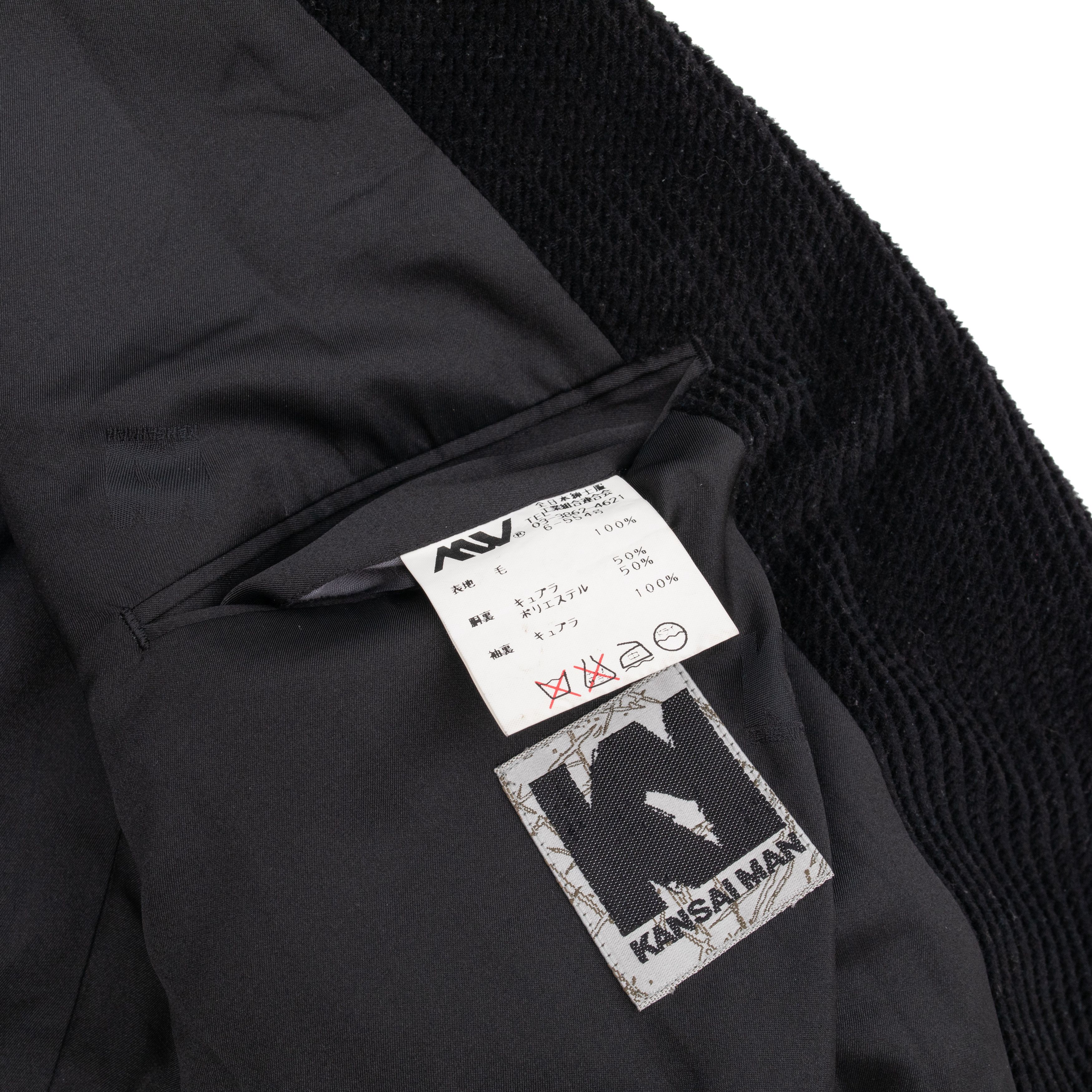 Kansai Yamamoto KANSAI MAN Yamamoto Vintage Blanket Fabric Blazer Size US L / EU 52-54 / 3 - 5 Thumbnail