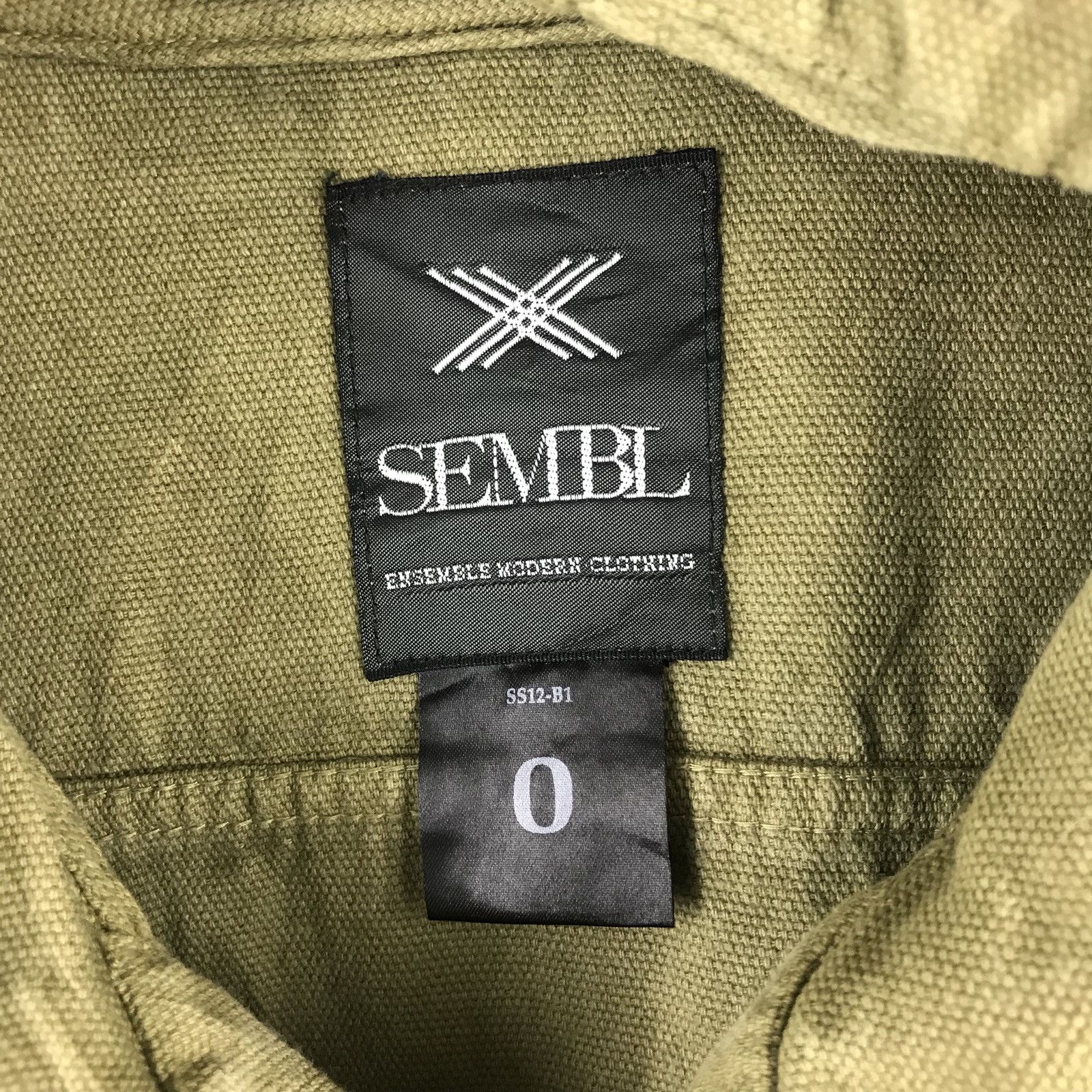 Japanese Brand × SEMBL 🔥FINAL DROP🔥SEMBL ENSEMBLE MODERN CLOTING SAGE GREEN Size US S / EU 44-46 / 1 - 7 Thumbnail
