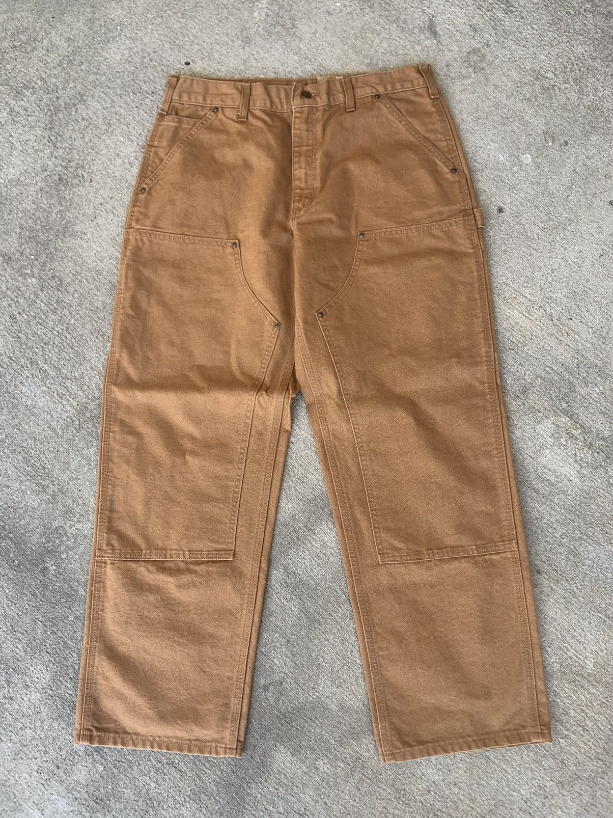 Carhartt Vintage carhartt doubleknee pants Size US 34 / EU 50 - 1 Thumbnail