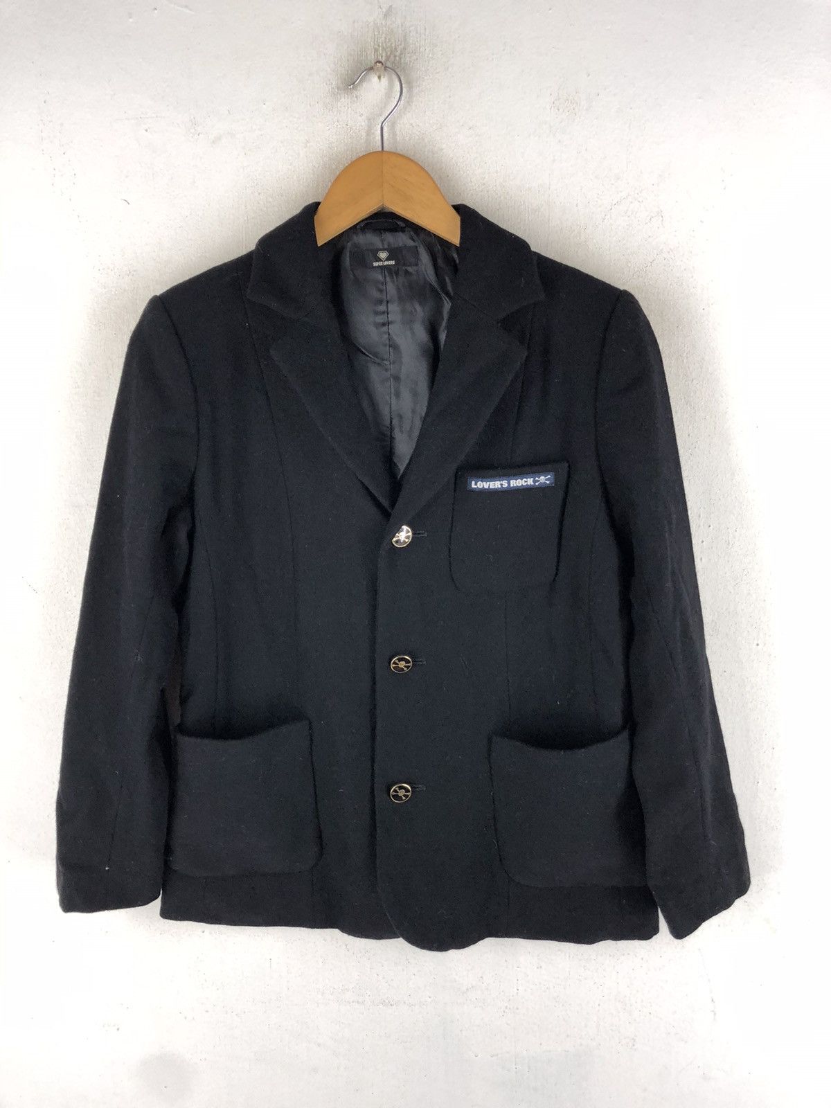 Designer × Japanese Brand 🔥LOVER'S ROCK BY SUPER LOVERS WOOL JACKET Size US XS / EU 42 / 0 - 1 Thumbnail