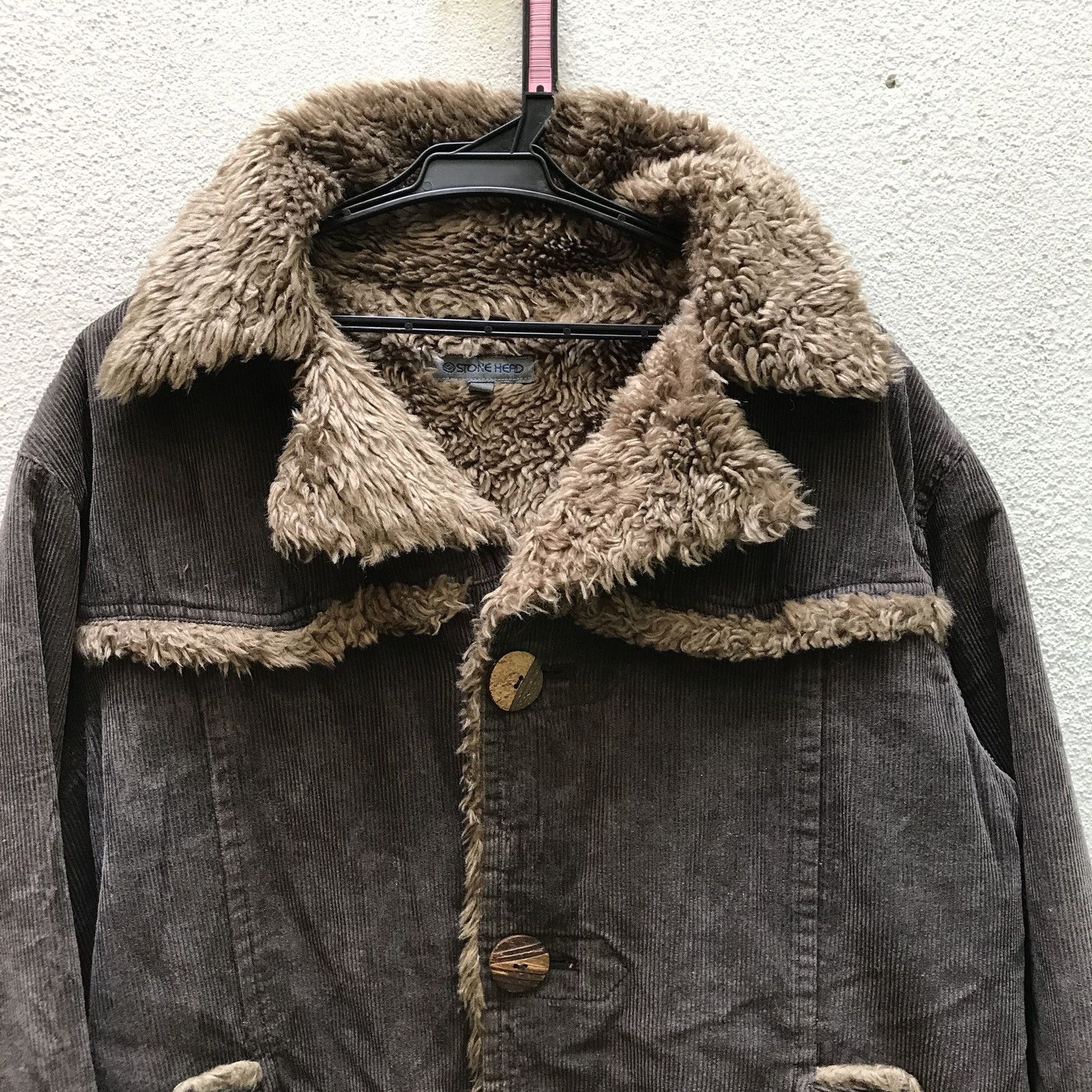 Japanese Brand 🔥💢 Stone Head Cudroy Fur Jacket Made In Japan Size US M / EU 48-50 / 2 - 5 Thumbnail