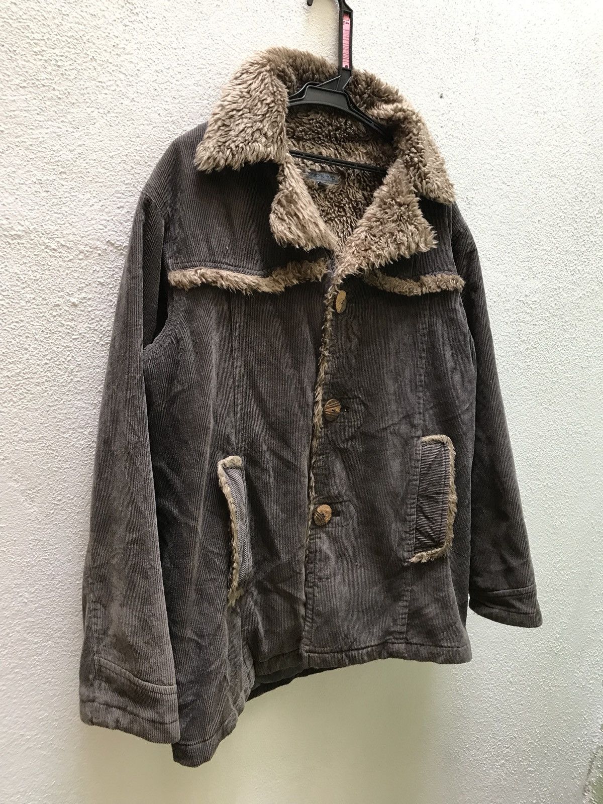 Japanese Brand 🔥💢 Stone Head Cudroy Fur Jacket Made In Japan Size US M / EU 48-50 / 2 - 2 Thumbnail