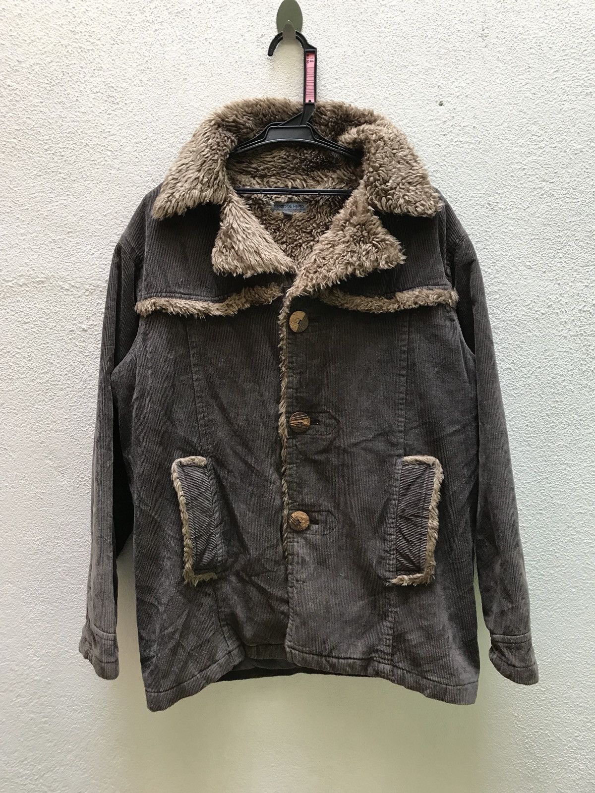 Japanese Brand 🔥💢 Stone Head Cudroy Fur Jacket Made In Japan Size US M / EU 48-50 / 2 - 1 Thumbnail