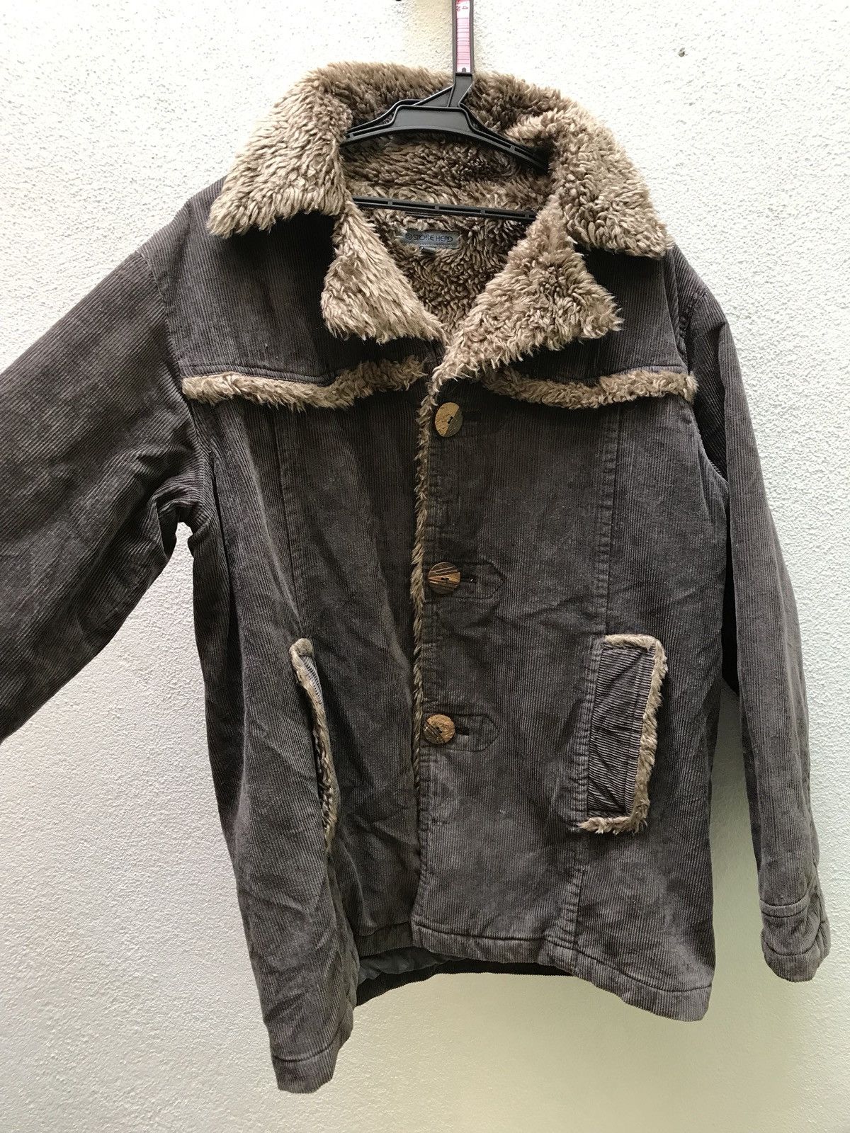 Japanese Brand 🔥💢 Stone Head Cudroy Fur Jacket Made In Japan Size US M / EU 48-50 / 2 - 4 Thumbnail