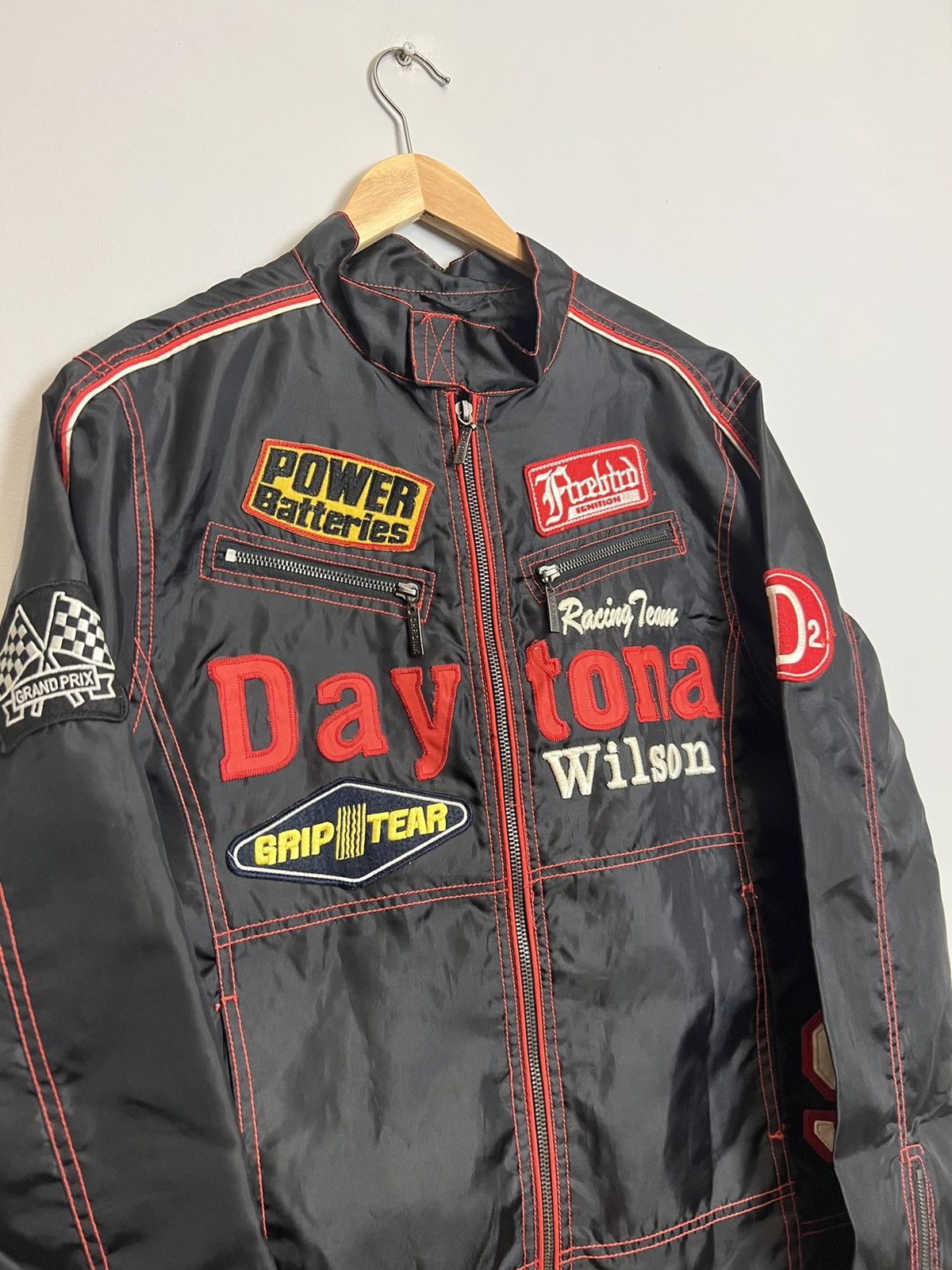 Daytona Vintage motorcycle racing jacket daytona wilson spellout Size US M / EU 48-50 / 2 - 3 Thumbnail