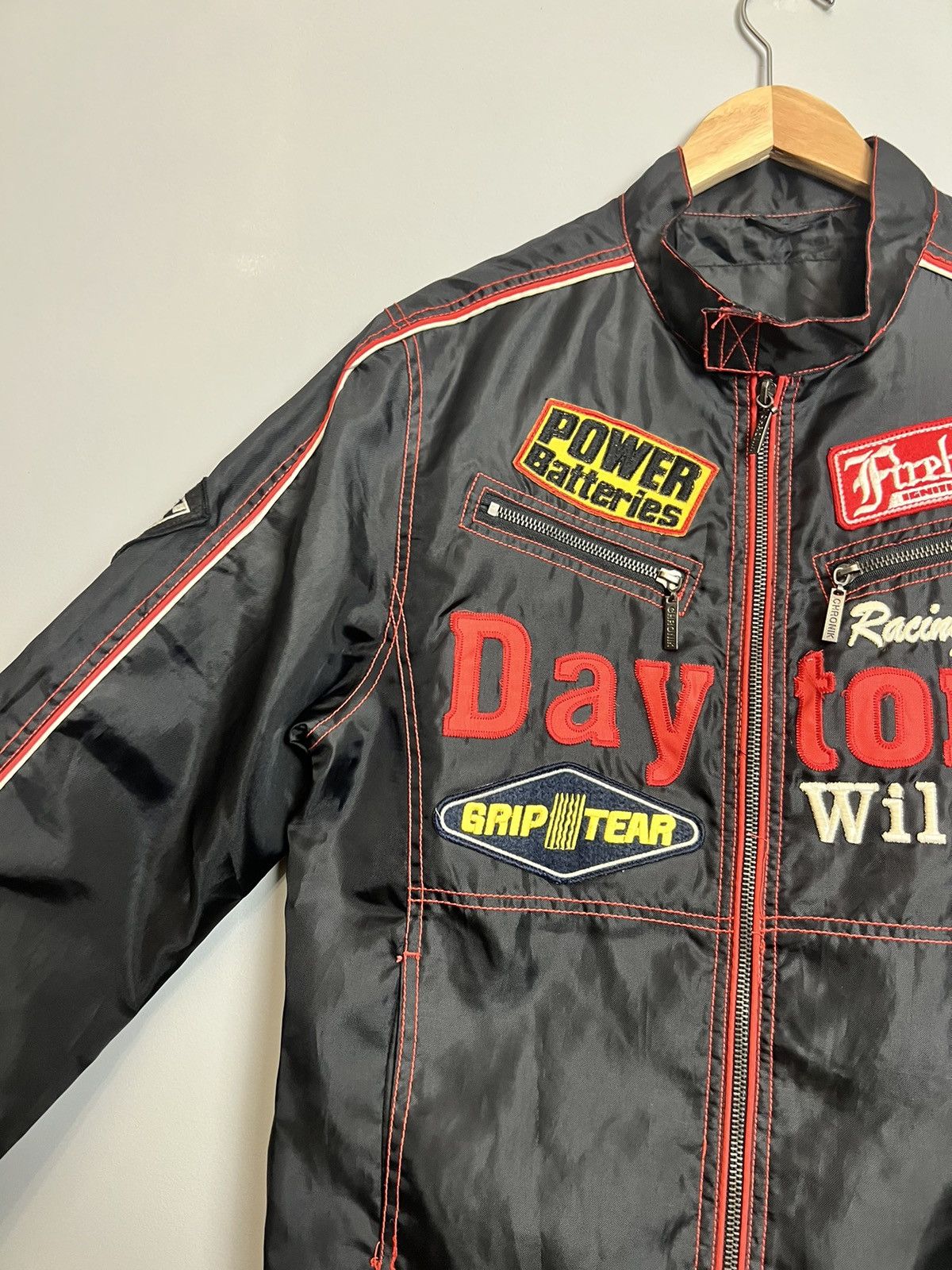 Daytona Vintage motorcycle racing jacket daytona wilson spellout Size US M / EU 48-50 / 2 - 4 Thumbnail