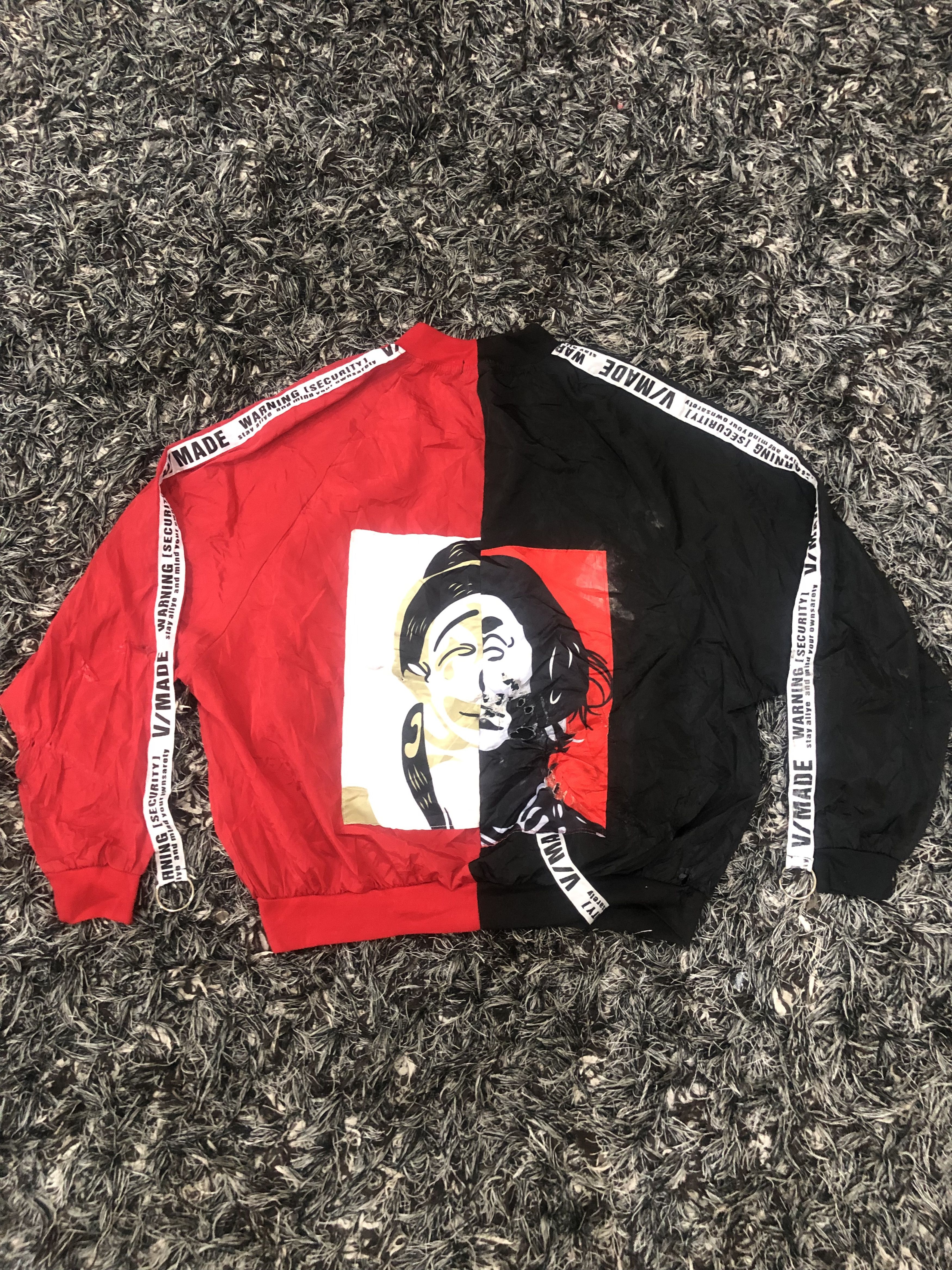 Vintage Japanese Designer Fashion Style Windbreaker