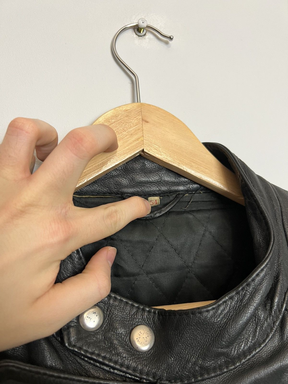 Vintage Vintage Genuine Leather Racing Biker Jacket 54 Hype Rare Size US L / EU 52-54 / 3 - 6 Thumbnail