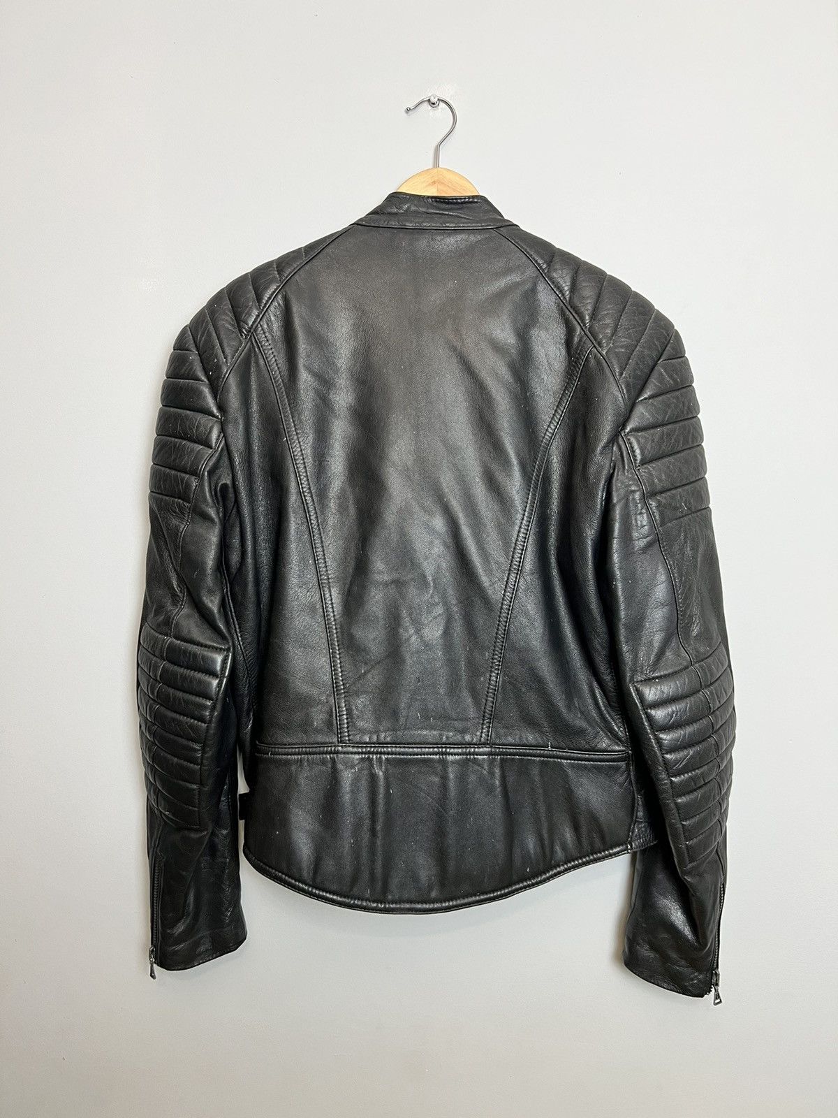 Vintage Vintage Genuine Leather Racing Biker Jacket 54 Hype Rare Size US L / EU 52-54 / 3 - 2 Thumbnail