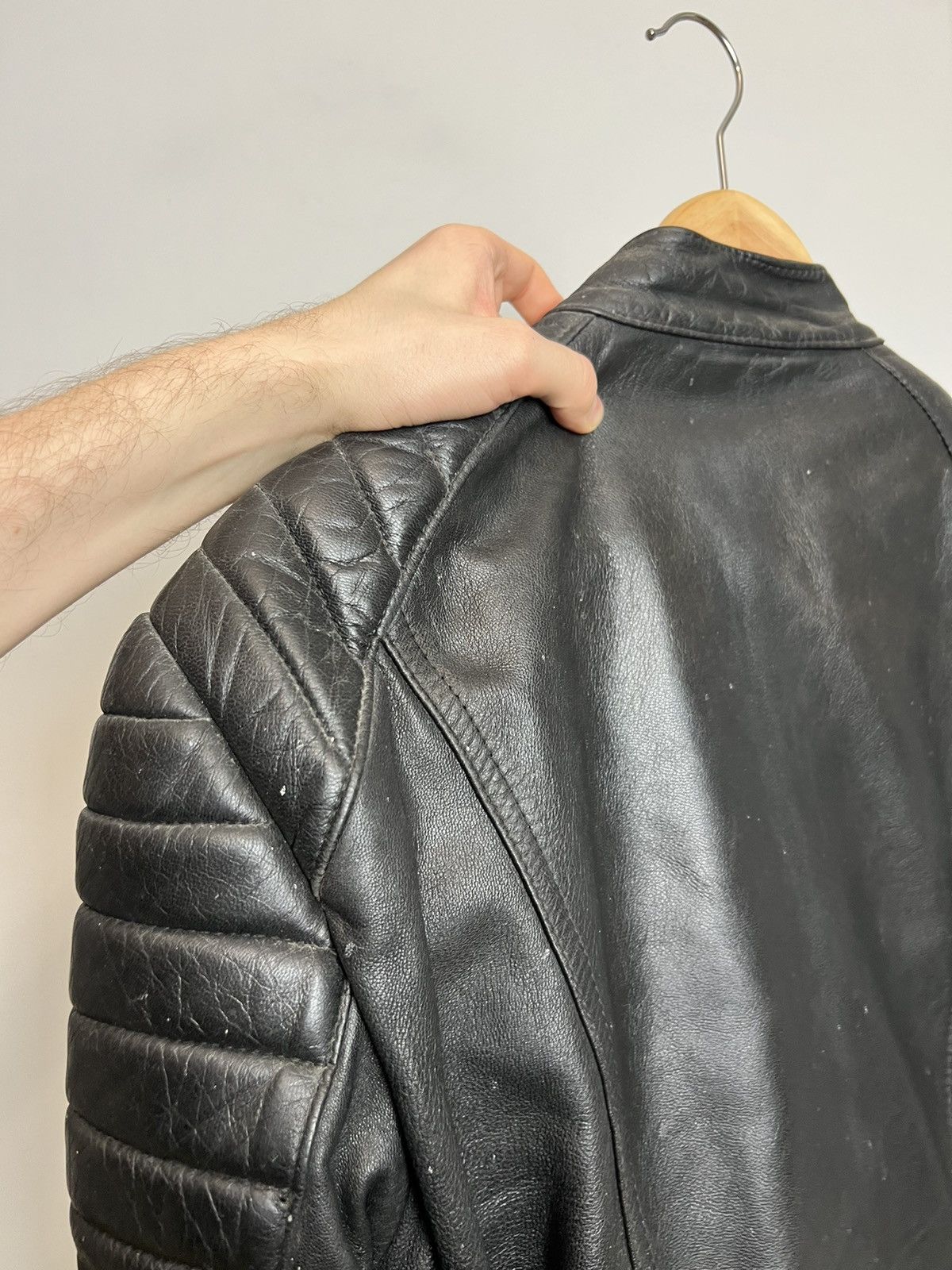 Vintage Vintage Genuine Leather Racing Biker Jacket 54 Hype Rare Size US L / EU 52-54 / 3 - 9 Thumbnail