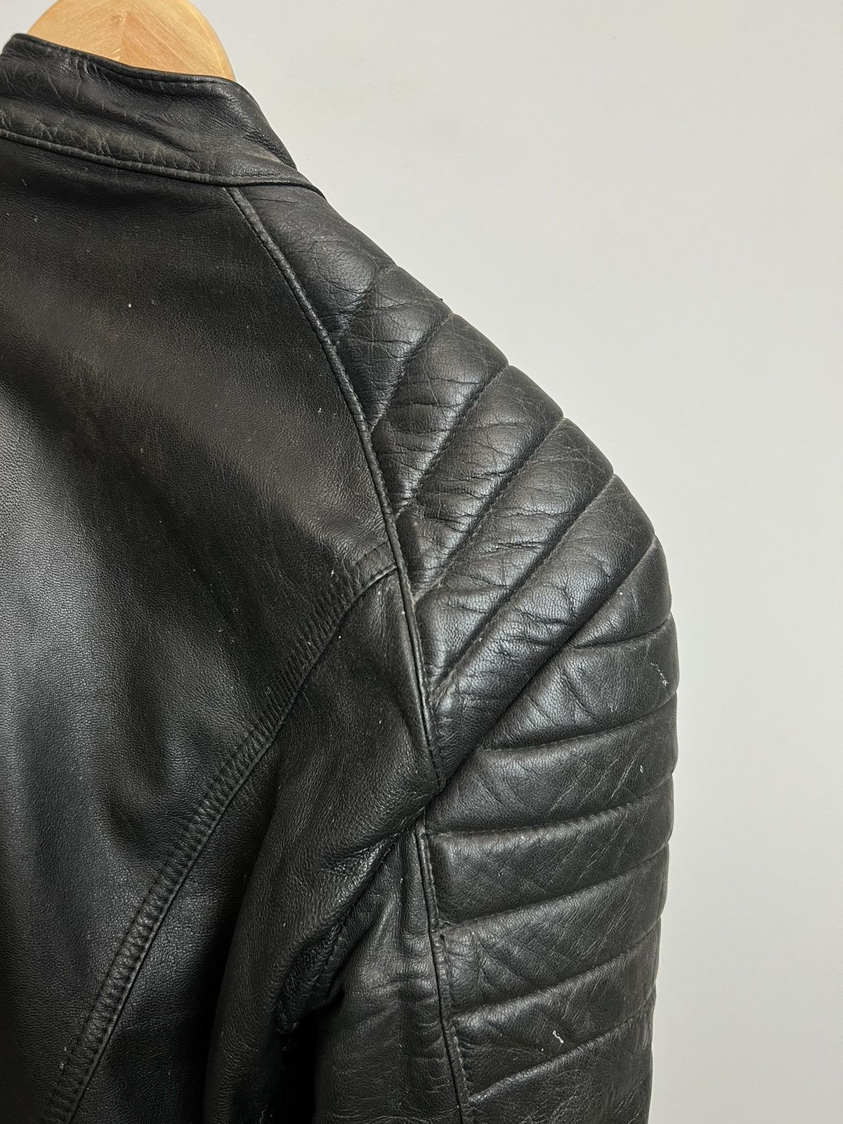 Vintage Vintage Genuine Leather Racing Biker Jacket 54 Hype Rare Size US L / EU 52-54 / 3 - 8 Thumbnail