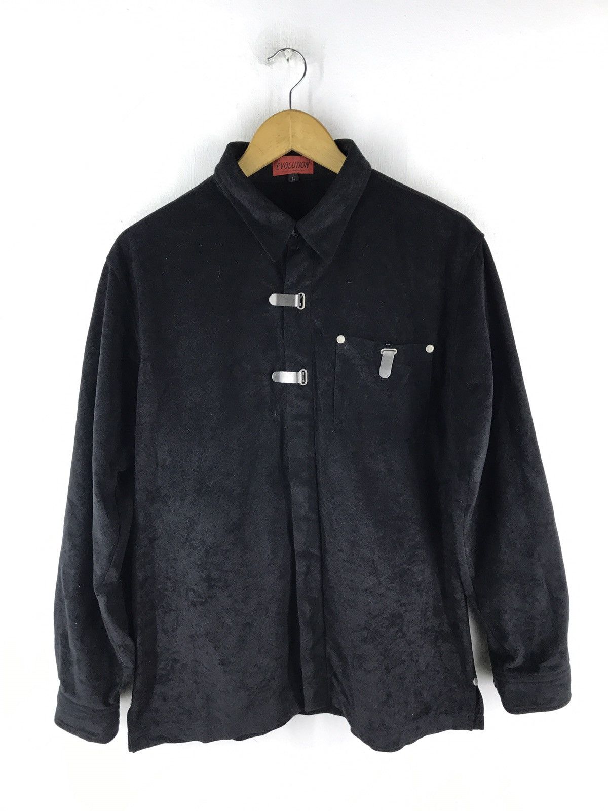 Designer × Japanese Brand EVOLUTION JAPANESE STREET DESIGNER BRAND VELVET SHIRT Size US L / EU 52-54 / 3 - 1 Thumbnail