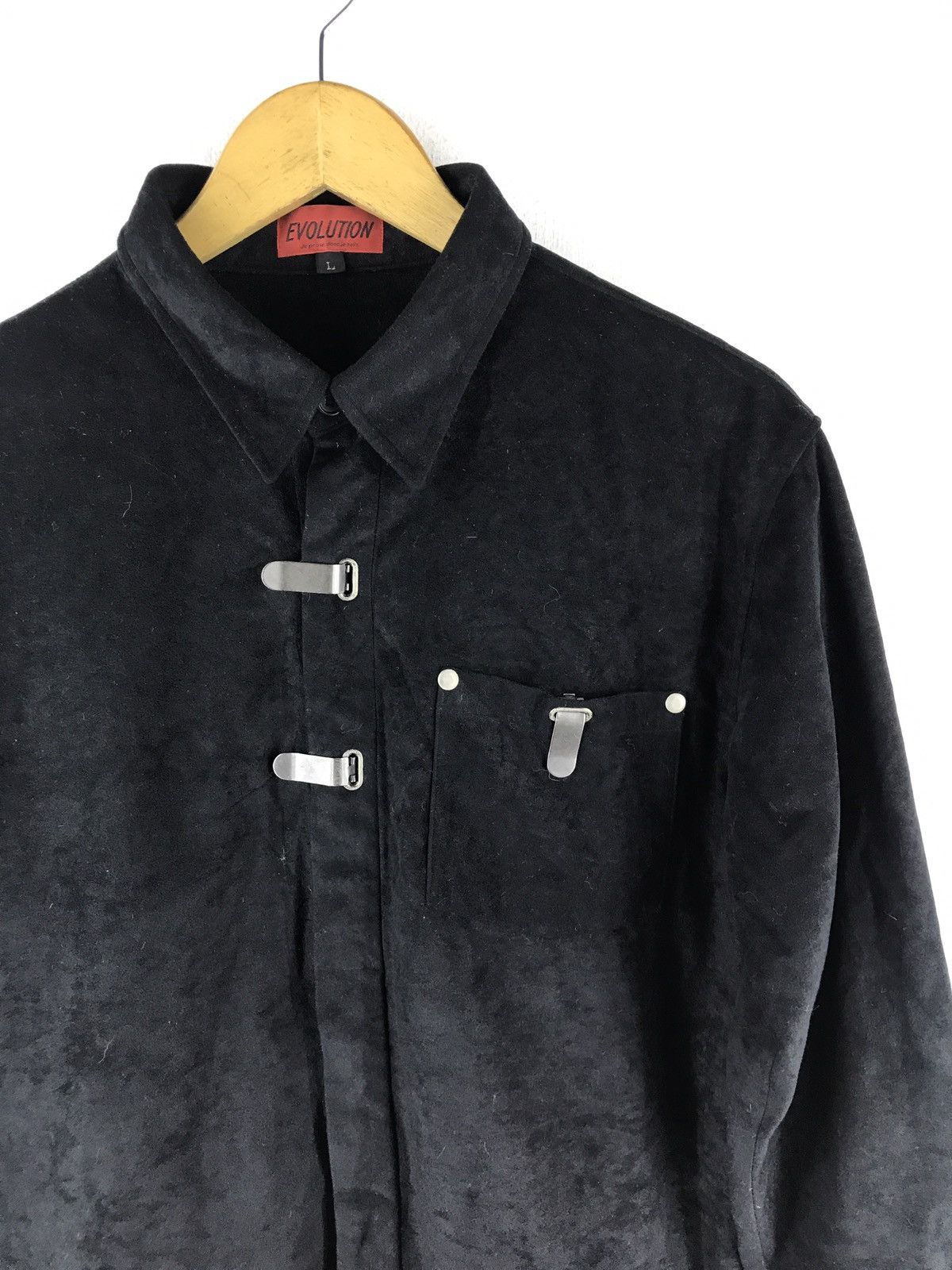 Designer × Japanese Brand EVOLUTION JAPANESE STREET DESIGNER BRAND VELVET SHIRT Size US L / EU 52-54 / 3 - 6 Thumbnail