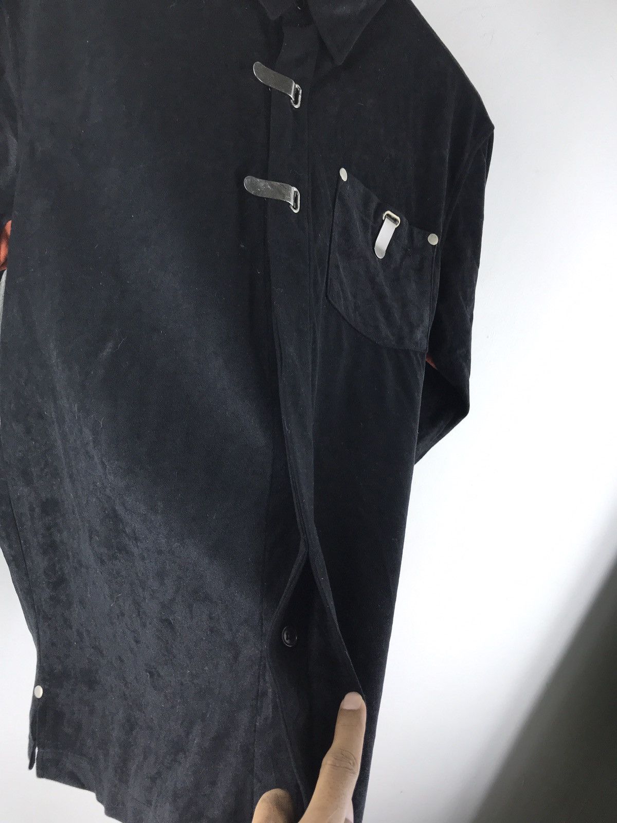 Designer × Japanese Brand EVOLUTION JAPANESE STREET DESIGNER BRAND VELVET SHIRT Size US L / EU 52-54 / 3 - 7 Thumbnail