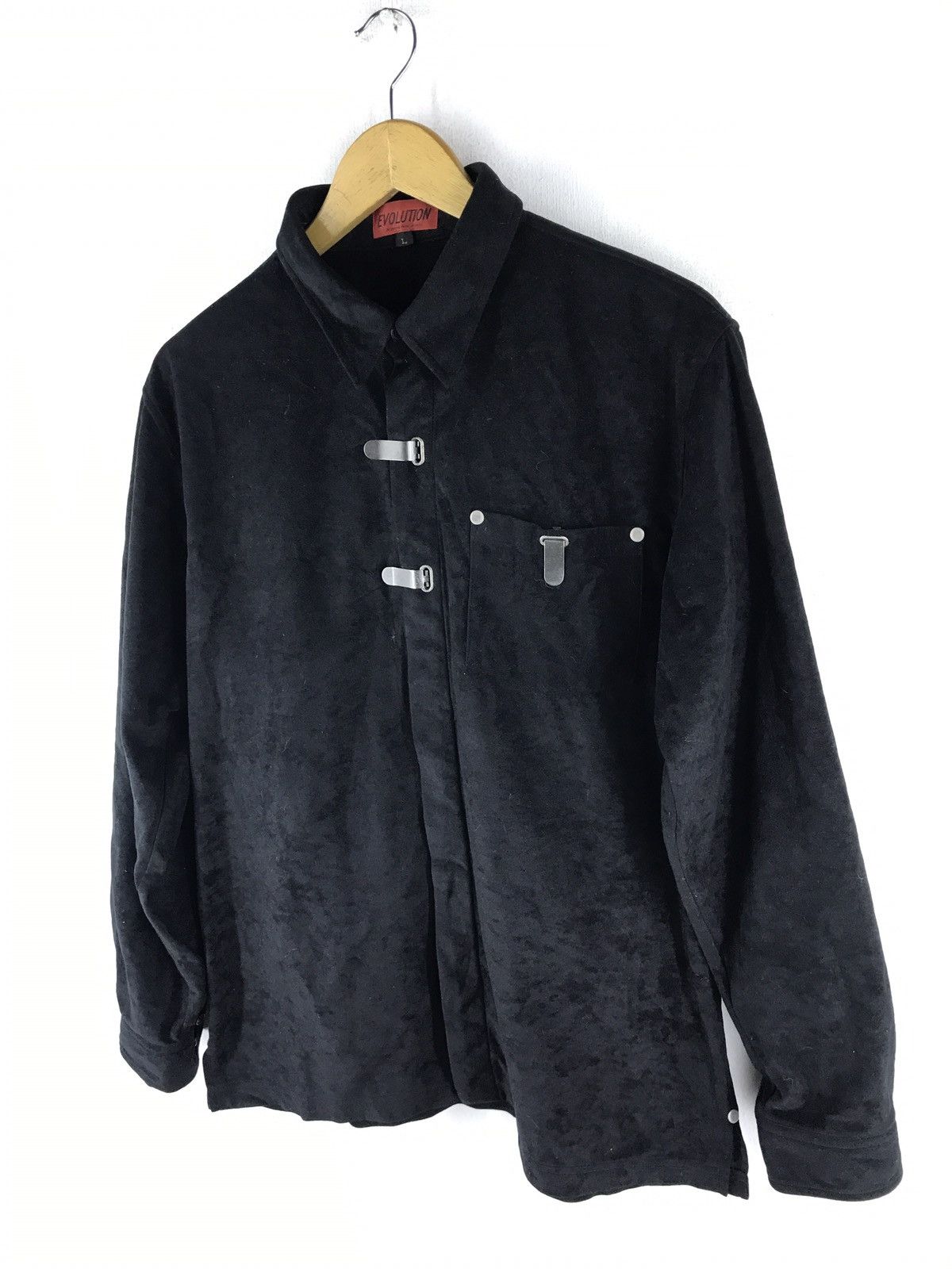 Designer × Japanese Brand EVOLUTION JAPANESE STREET DESIGNER BRAND VELVET SHIRT Size US L / EU 52-54 / 3 - 3 Thumbnail
