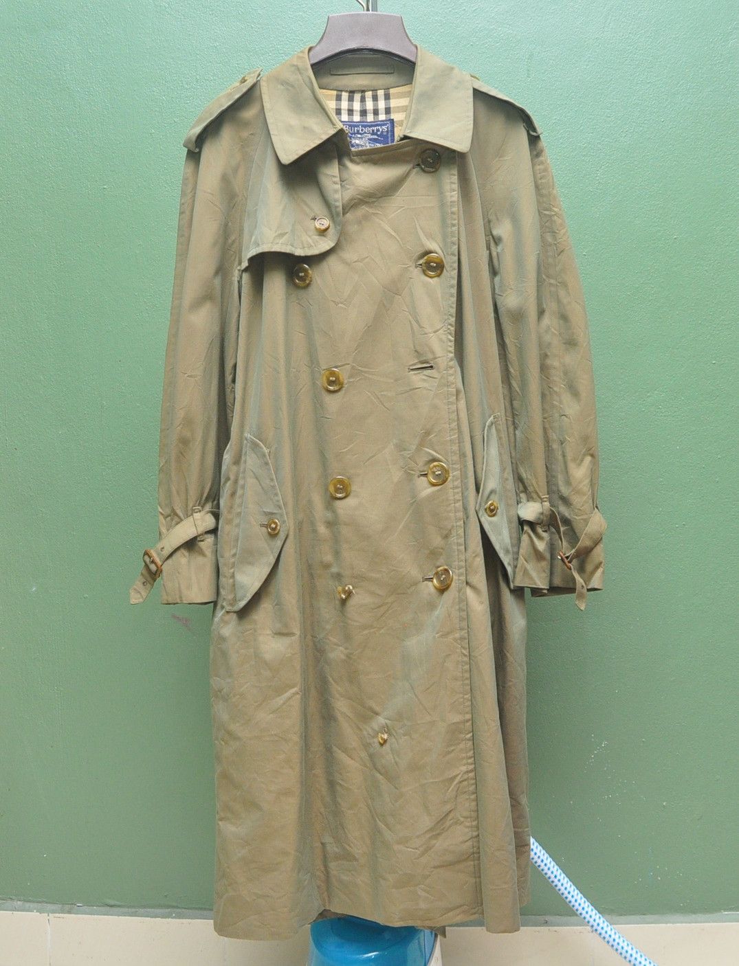 Burberry × Japanese Brand × Vintage Vintage Burberrys Long Coat designer Fashion Style Size US XL / EU 56 / 4 - 1 Thumbnail
