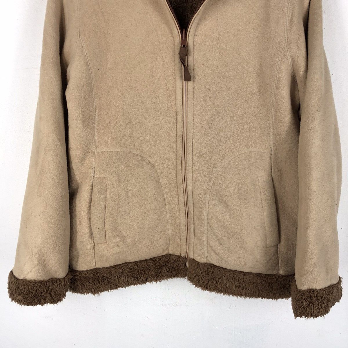 Japanese Brand × Uniqlo Uniqlo Faux fur reversible poly jacket Size US S / EU 44-46 / 1 - 6 Thumbnail