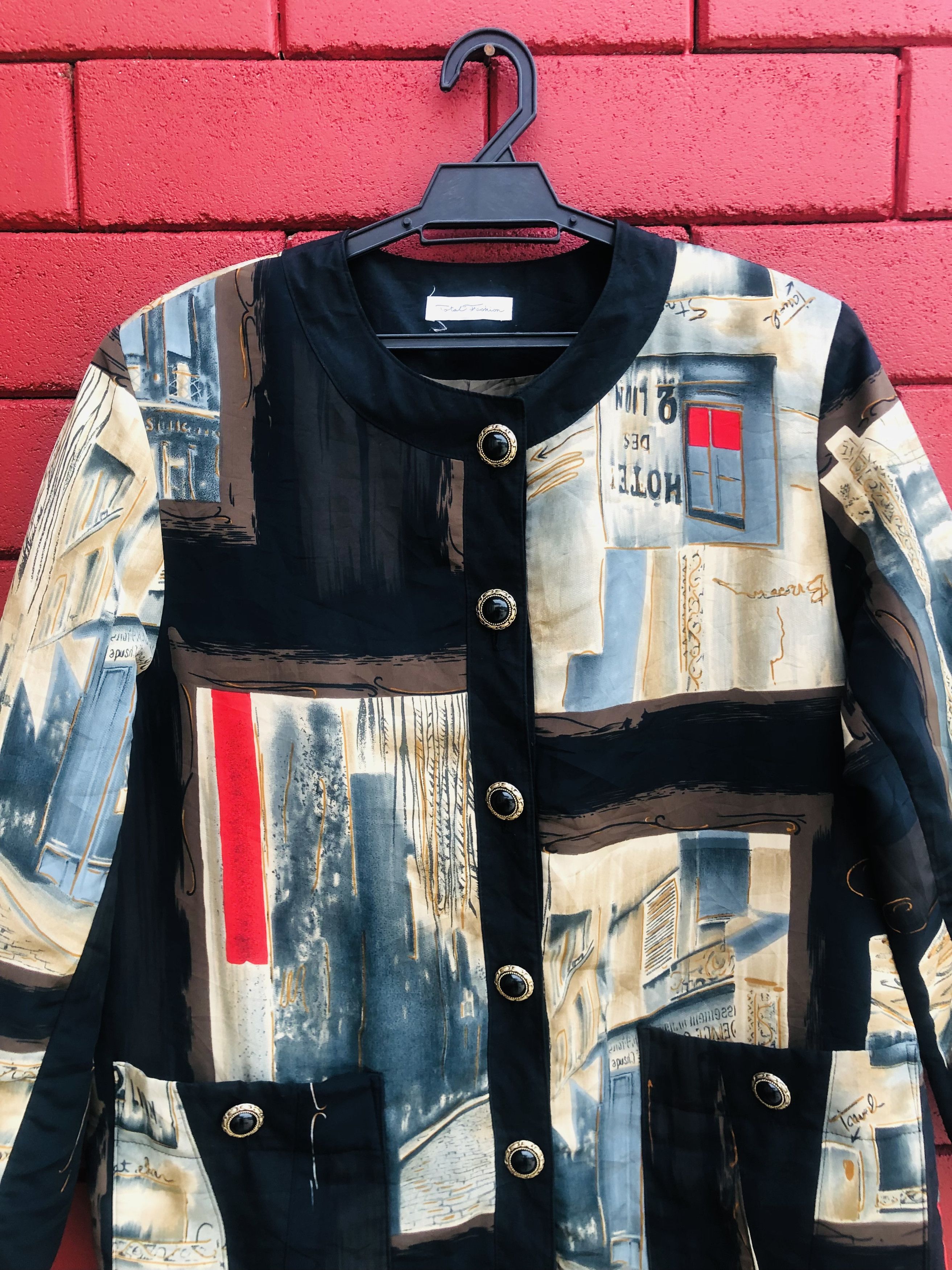 Japanese Brand × Vintage Vintage Total Fashion Casual Japanese Designed Style Size US L / EU 52-54 / 3 - 3 Thumbnail
