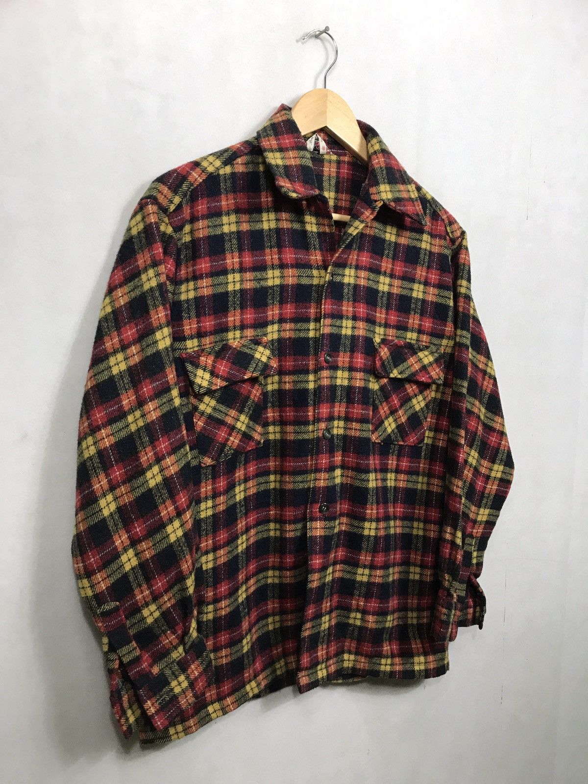 Flannel × Japanese Brand 🔊🔥FINAL DROP🔥Rare vintage sunson best collection tartan Size US M / EU 48-50 / 2 - 2 Thumbnail