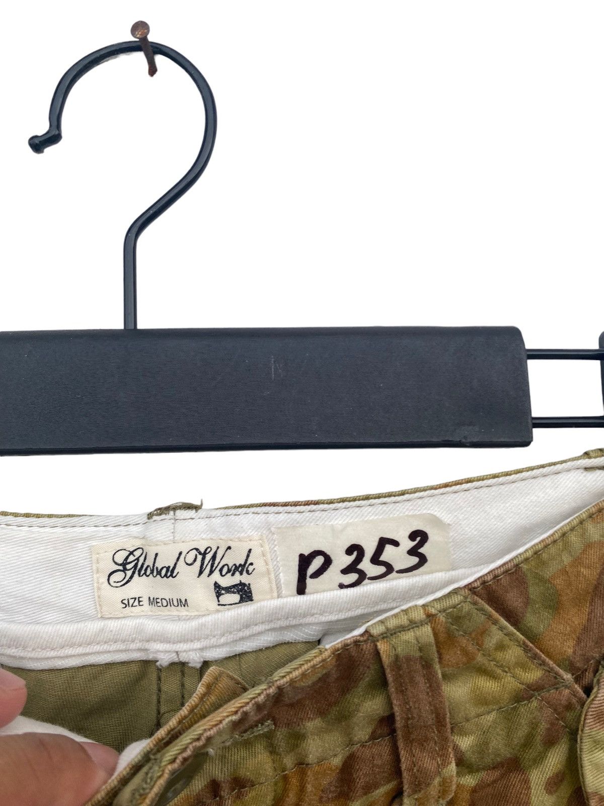 Global Work Global Work Duck Camo Crop Cargo Pant Size US 31 - 4 Thumbnail