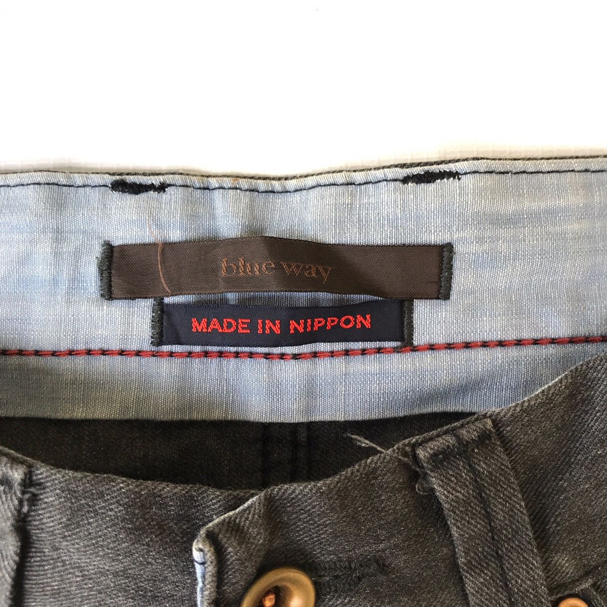 Blue Blue Japan × Indigo × Japanese Brand 🔊🔥FINAL DROP🔥BLUE BLUE BUTTON INDIGO CARGO BONZAI NIPPON Size US 30 / EU 46 - 10 Thumbnail