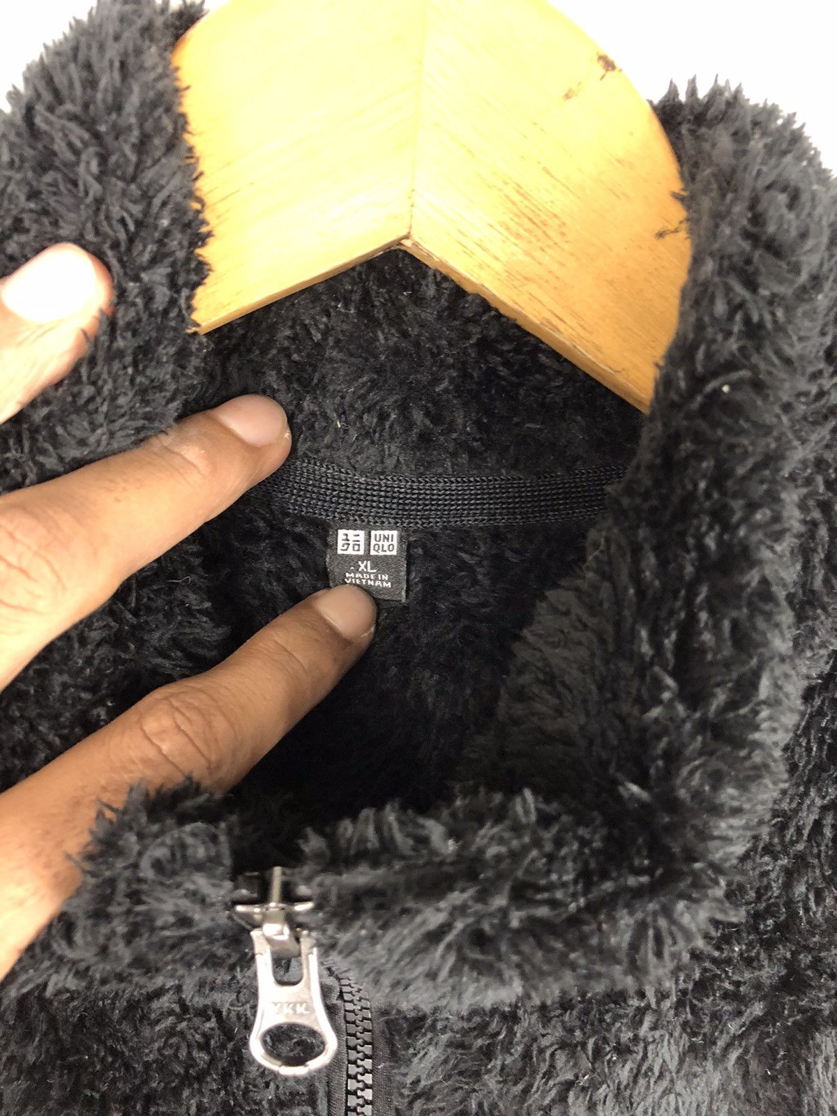 Japanese Brand × Uniqlo UNIQLO FUR FLEECE ZIP UP JACKET Size US L / EU 52-54 / 3 - 5 Thumbnail
