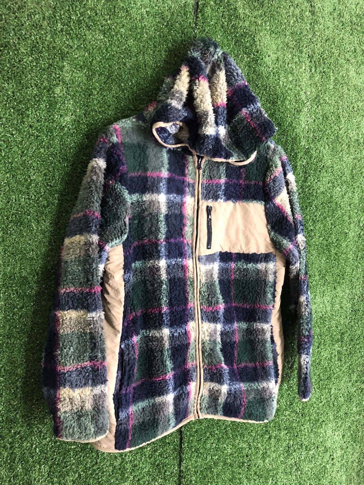 Japanese Brand 🔥SOSPITA FLEECE DAMASK HOODIEY Size US M / EU 48-50 / 2 - 3 Thumbnail