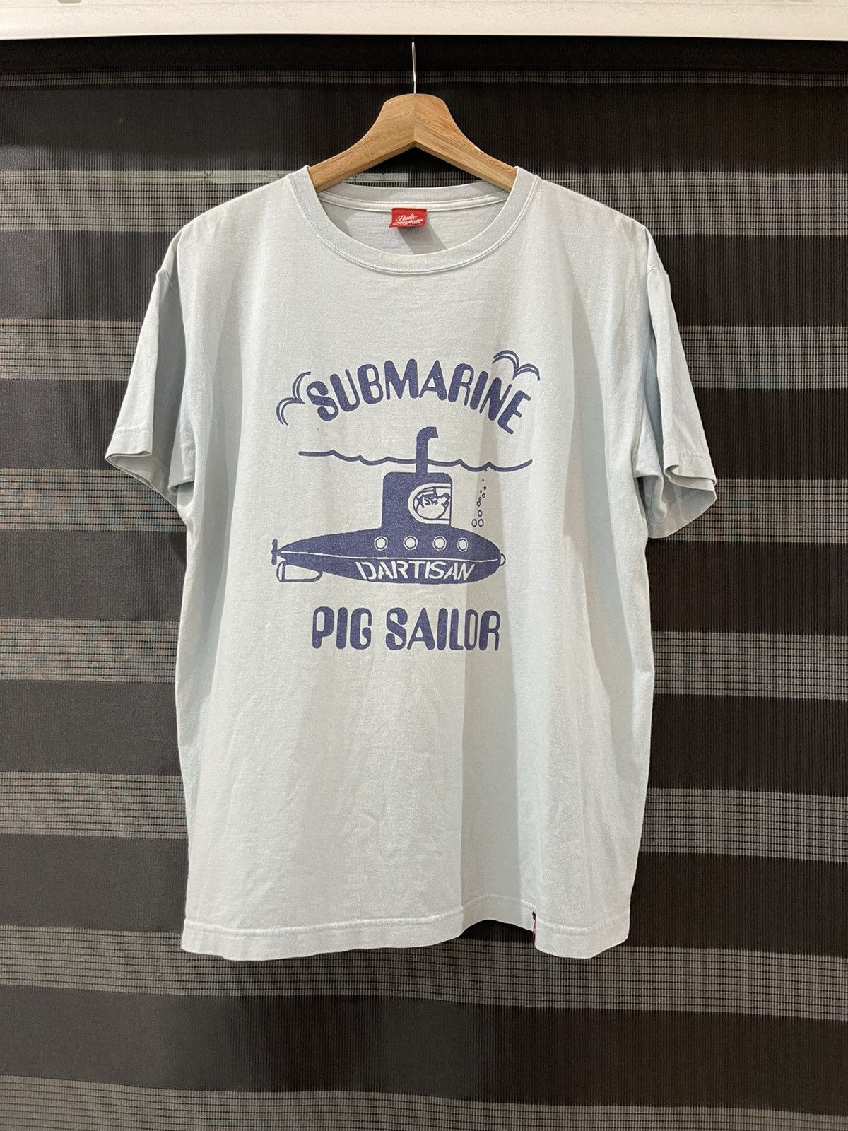 image of Studio Dartisan Submarine T-Shirt in Blue Sea, Men's (Size Large)