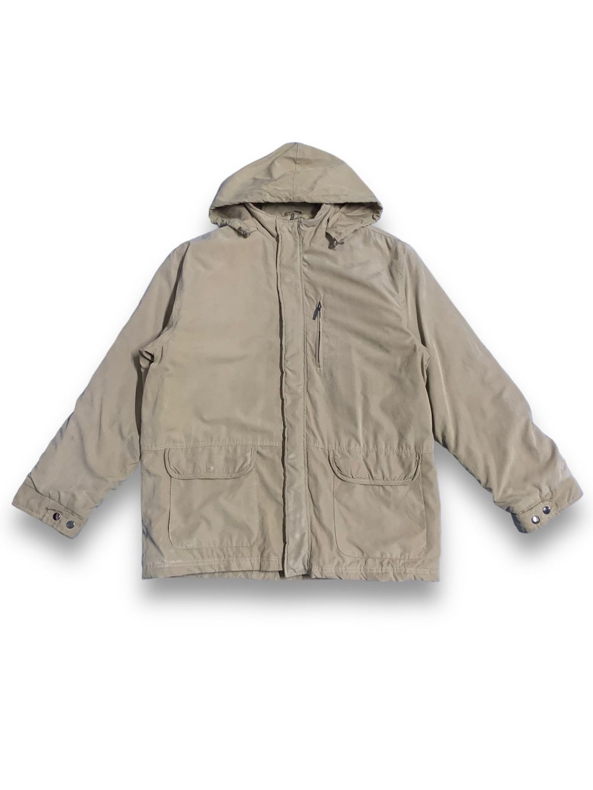 Japanese Brand Vintage Japanese Brand Padded Utility Hooded Parka Jacket Size US XL / EU 56 / 4 - 1 Thumbnail