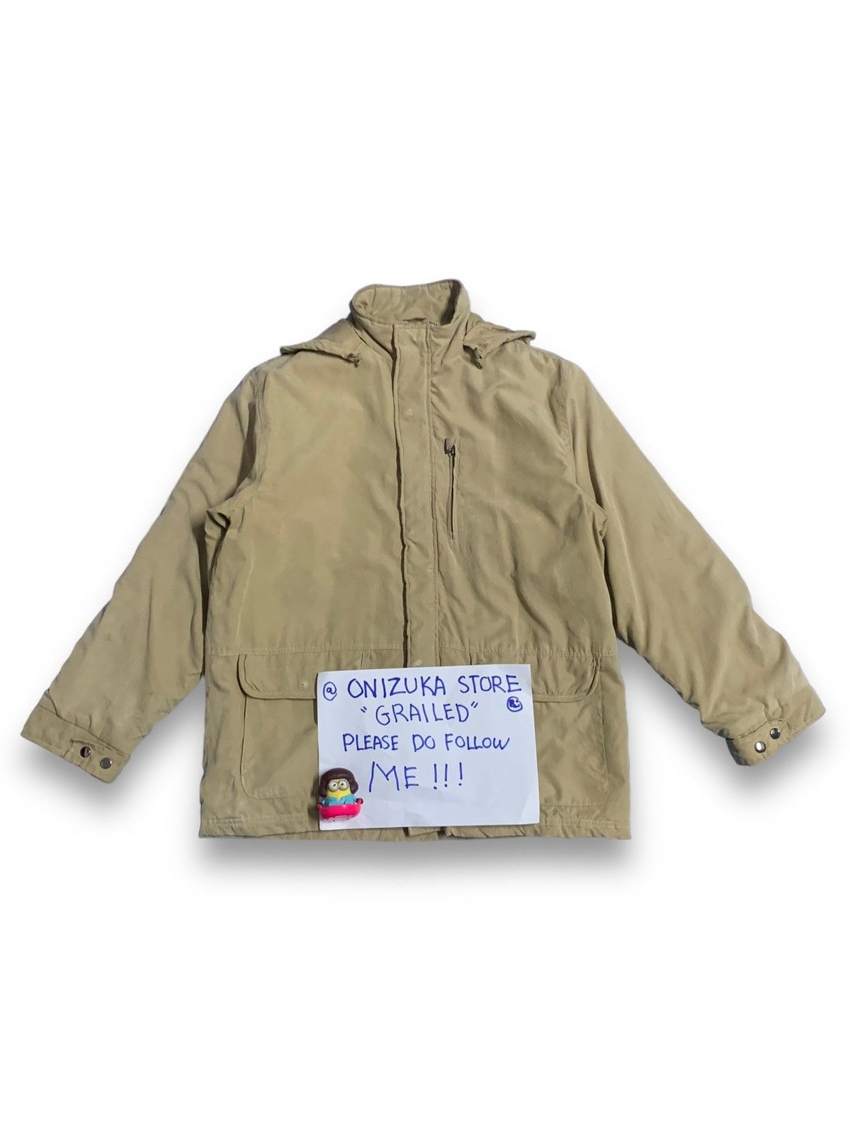 Japanese Brand Vintage Japanese Brand Padded Utility Hooded Parka Jacket Size US XL / EU 56 / 4 - 2 Thumbnail