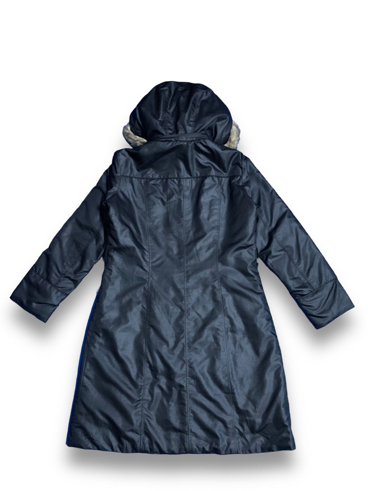 Japanese Brand Vintage Japanese Brand Uniqlo Faux Fur Hooded Rain Coat Size M / US 6-8 / IT 42-44 - 3 Thumbnail