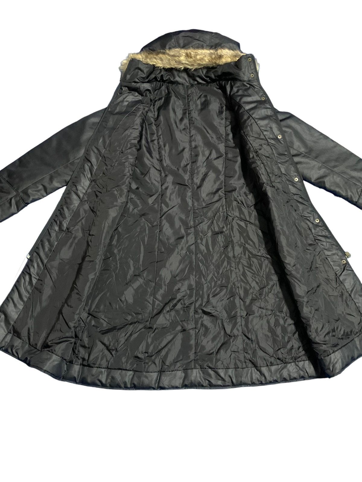 Japanese Brand Vintage Japanese Brand Uniqlo Faux Fur Hooded Rain Coat Size M / US 6-8 / IT 42-44 - 5 Thumbnail