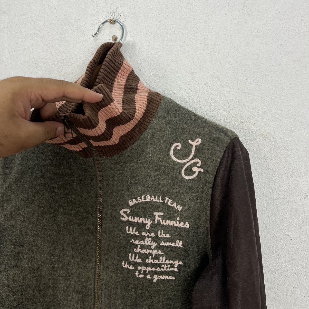 Japanese Brand VINTAGE VARSITY JACKET PRODUCED BY FELISSIMO JAPAN Size US M / EU 48-50 / 2 - 6 Thumbnail