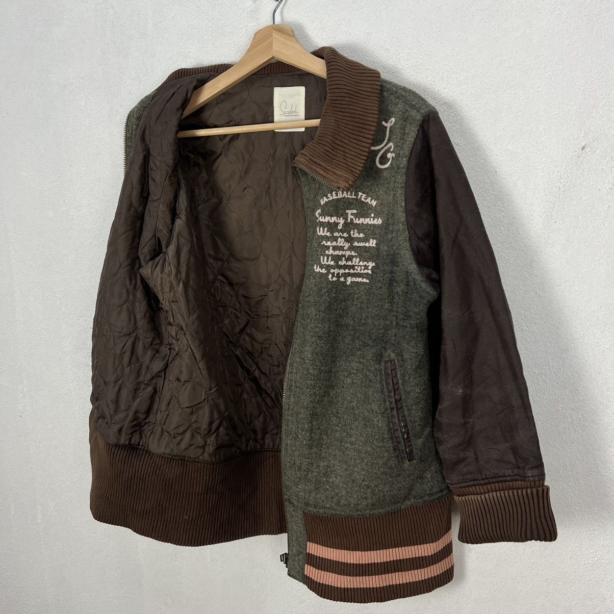 Japanese Brand VINTAGE VARSITY JACKET PRODUCED BY FELISSIMO JAPAN Size US M / EU 48-50 / 2 - 13 Thumbnail