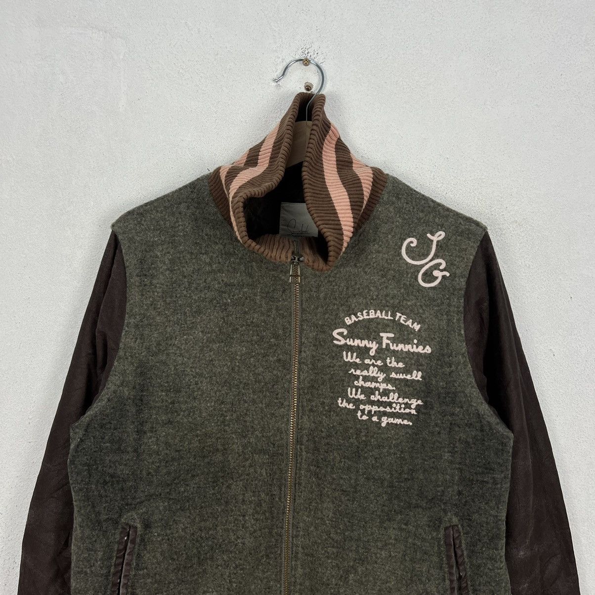 Japanese Brand VINTAGE VARSITY JACKET PRODUCED BY FELISSIMO JAPAN Size US M / EU 48-50 / 2 - 3 Thumbnail