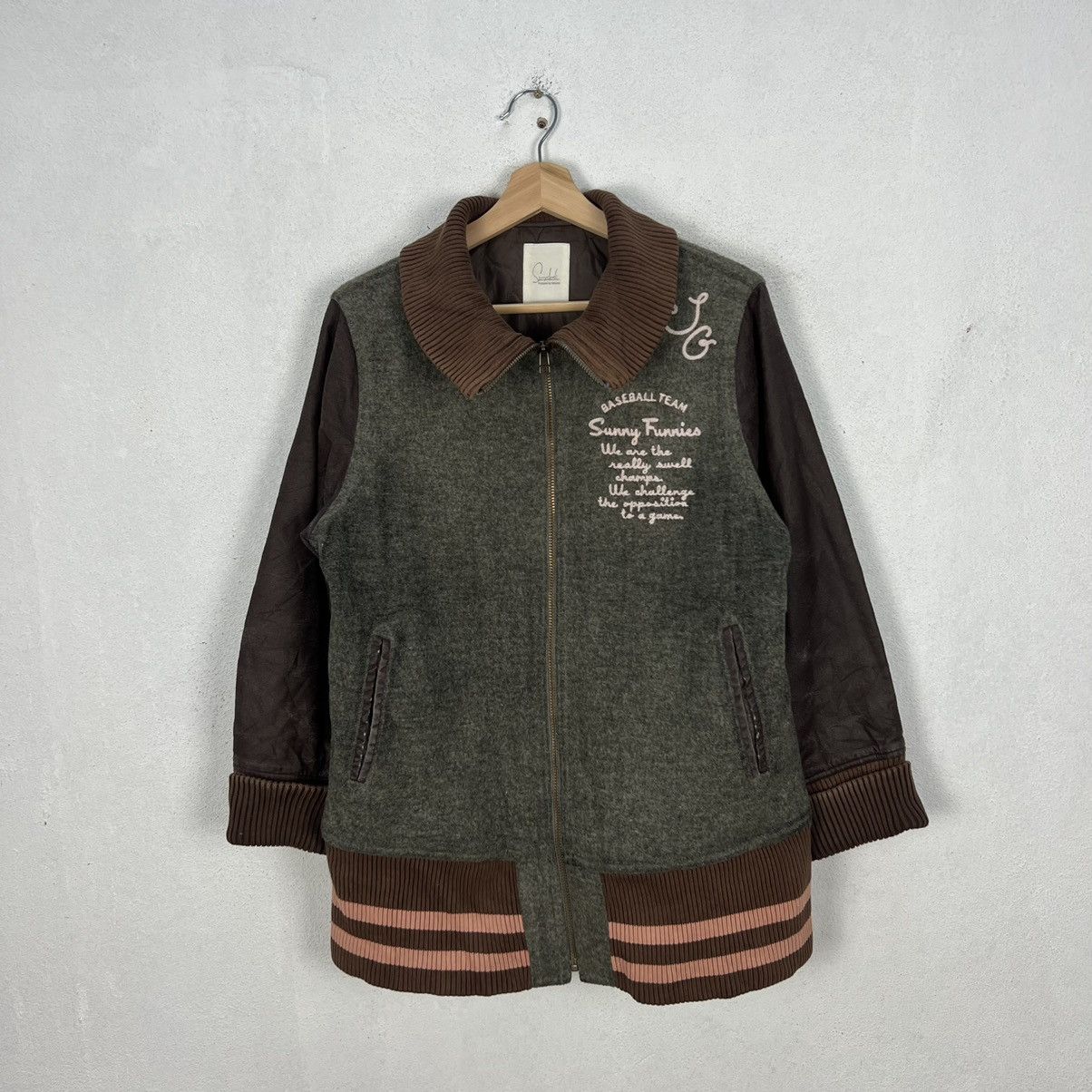 Japanese Brand VINTAGE VARSITY JACKET PRODUCED BY FELISSIMO JAPAN Size US M / EU 48-50 / 2 - 9 Thumbnail
