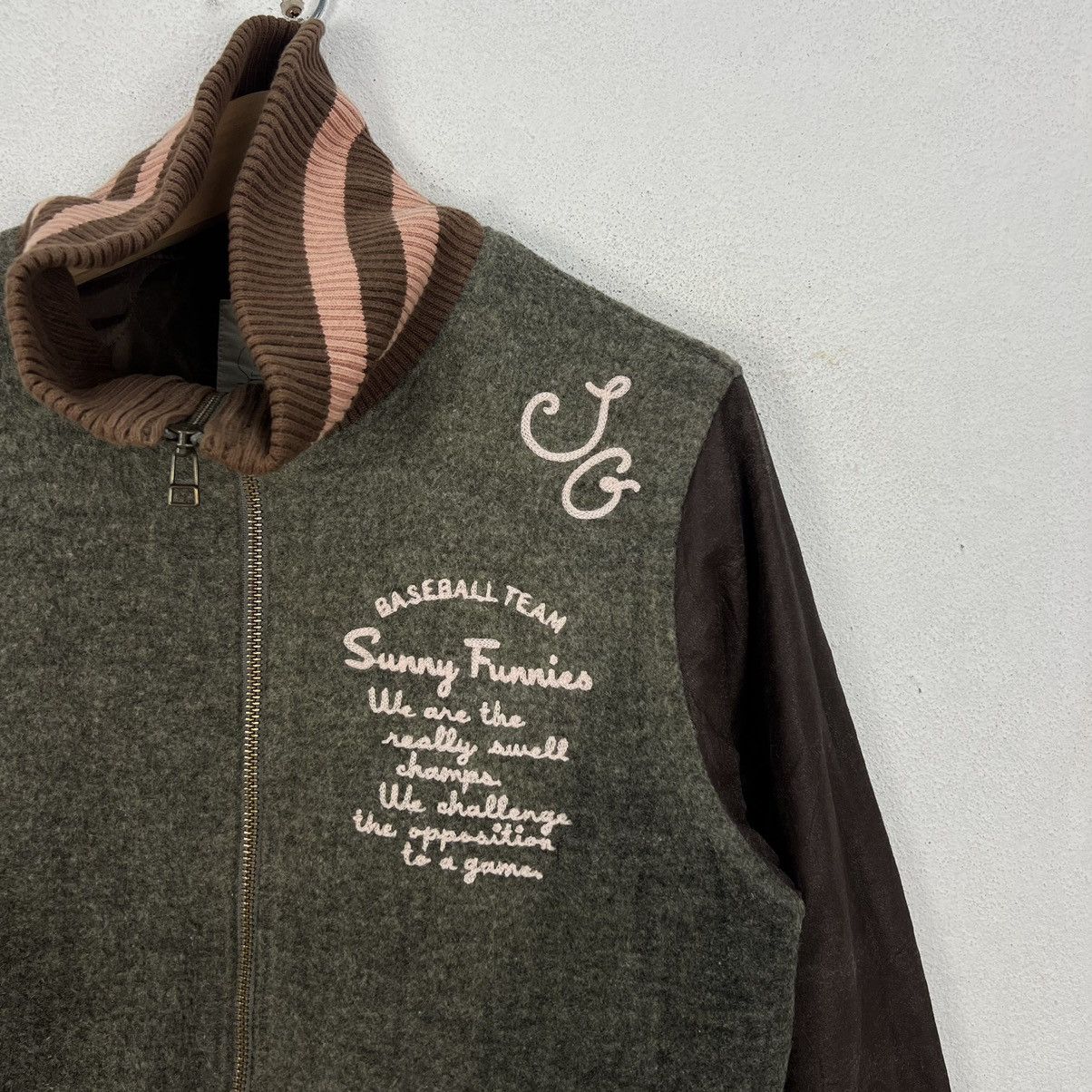 Japanese Brand VINTAGE VARSITY JACKET PRODUCED BY FELISSIMO JAPAN Size US M / EU 48-50 / 2 - 4 Thumbnail