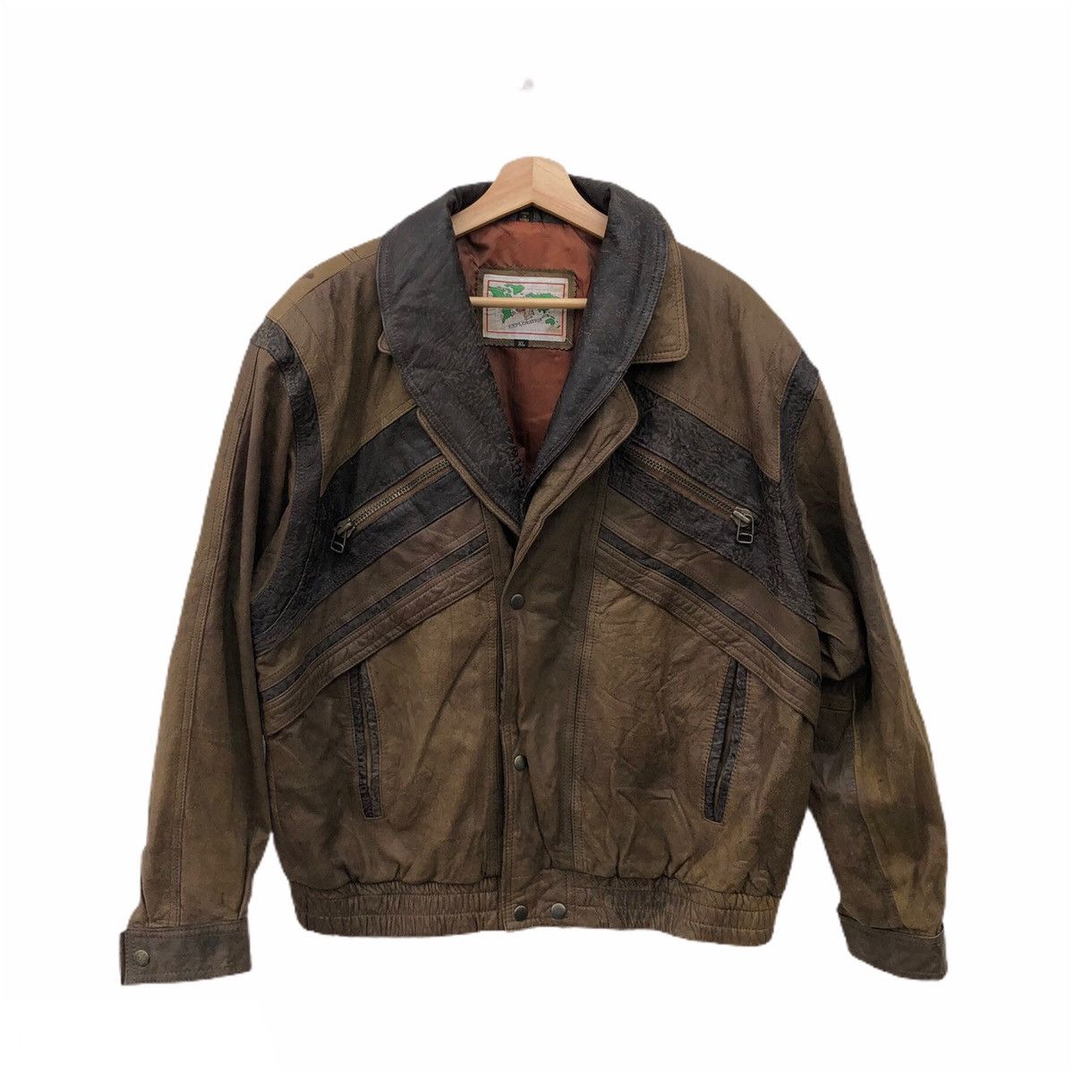Genuine Leather VINTAGEE XPLORATION GENUINE LEATHER JAVIS Size US XL / EU 56 / 4 - 1 Thumbnail