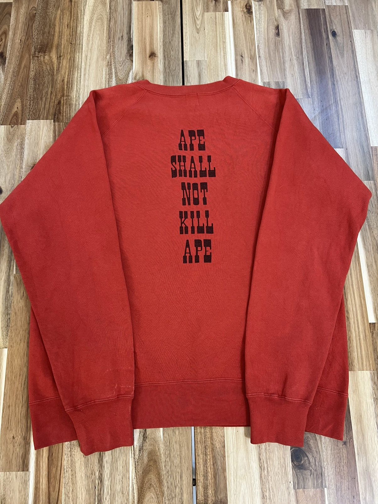 Bape Baby Milo Gutan Man Crewneck Sweatshirt Size US L / EU 52-54 / 3 - 2 Thumbnail