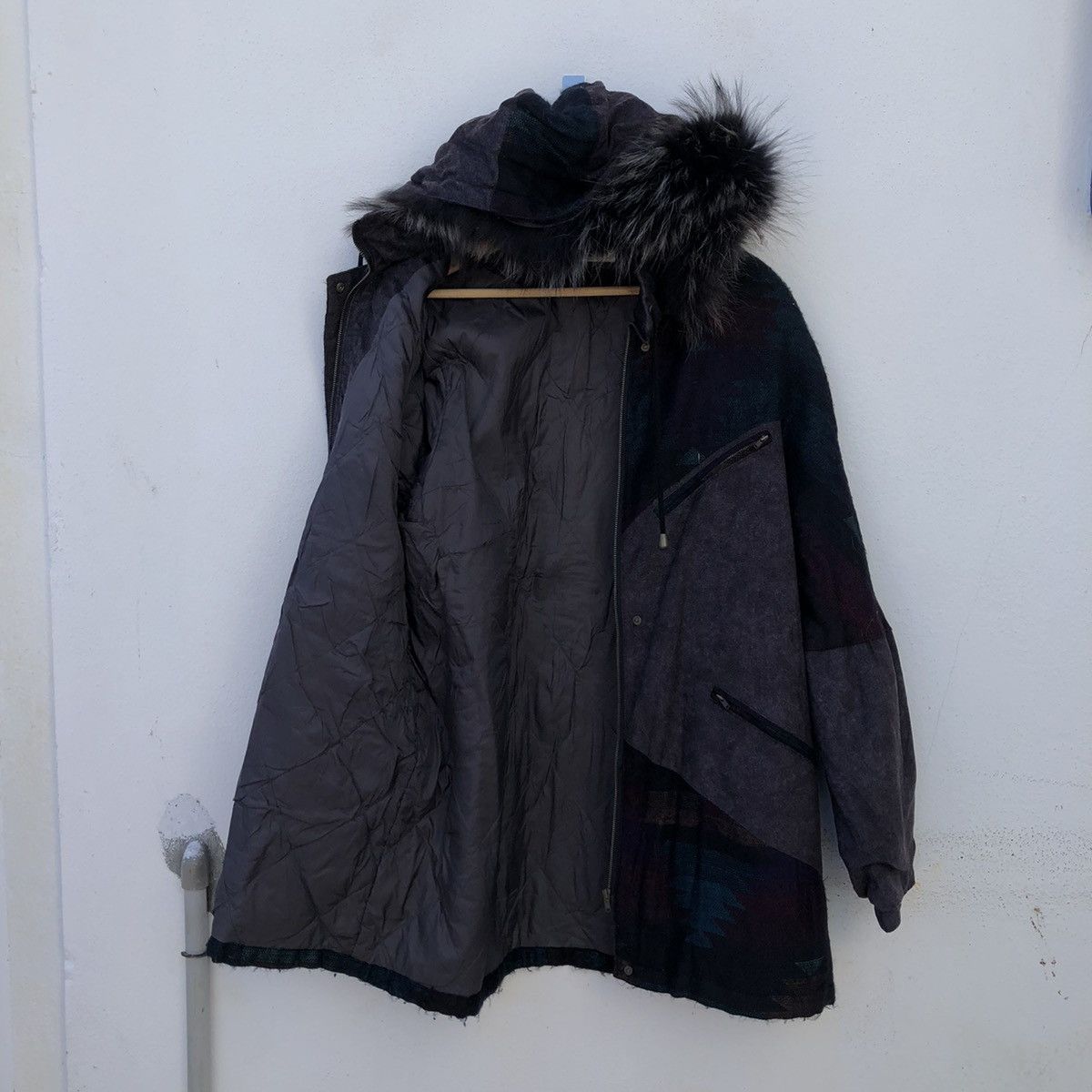 Japanese Brand VIVALDI TRITONE SOFT LEATHER JACKET MUNK FUR HOODIE Size US M / EU 48-50 / 2 - 8 Thumbnail