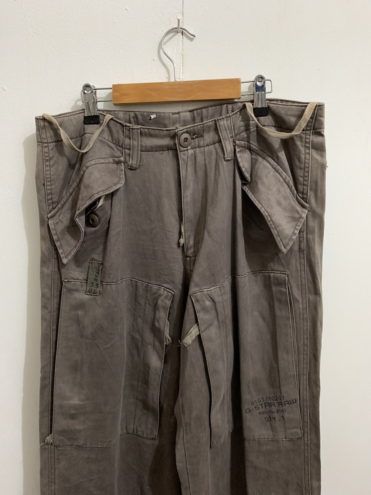 G-Star 🔥Offer🔥Gstar Raw Denim Cargo Multipocket Size US 33 - 3 Thumbnail