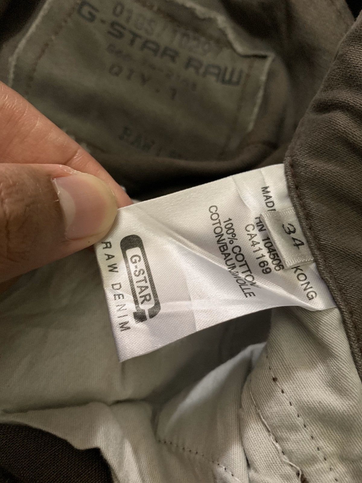 G-Star 🔥Offer🔥Gstar Raw Denim Cargo Multipocket Size US 33 - 11 Thumbnail