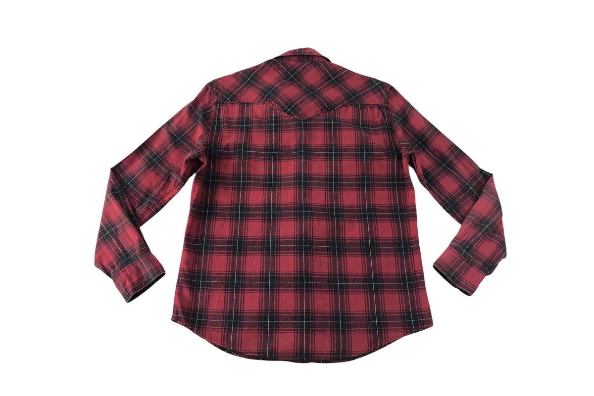 Japanese Brand Vtg Tbj Jeans Plaid Faded Colour Snap Button design Size US M / EU 48-50 / 2 - 2 Thumbnail