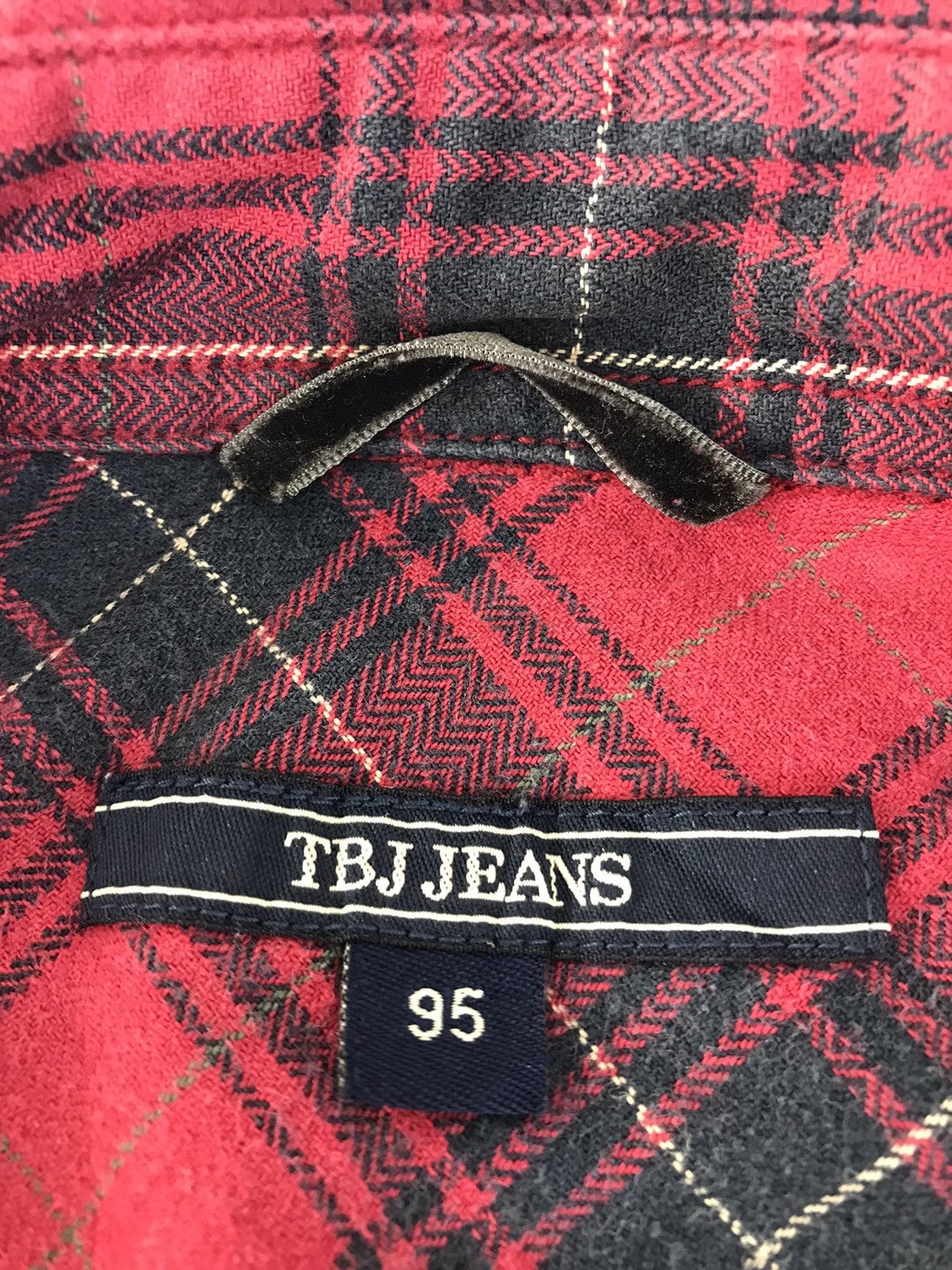 Japanese Brand Vtg Tbj Jeans Plaid Faded Colour Snap Button design Size US M / EU 48-50 / 2 - 9 Thumbnail