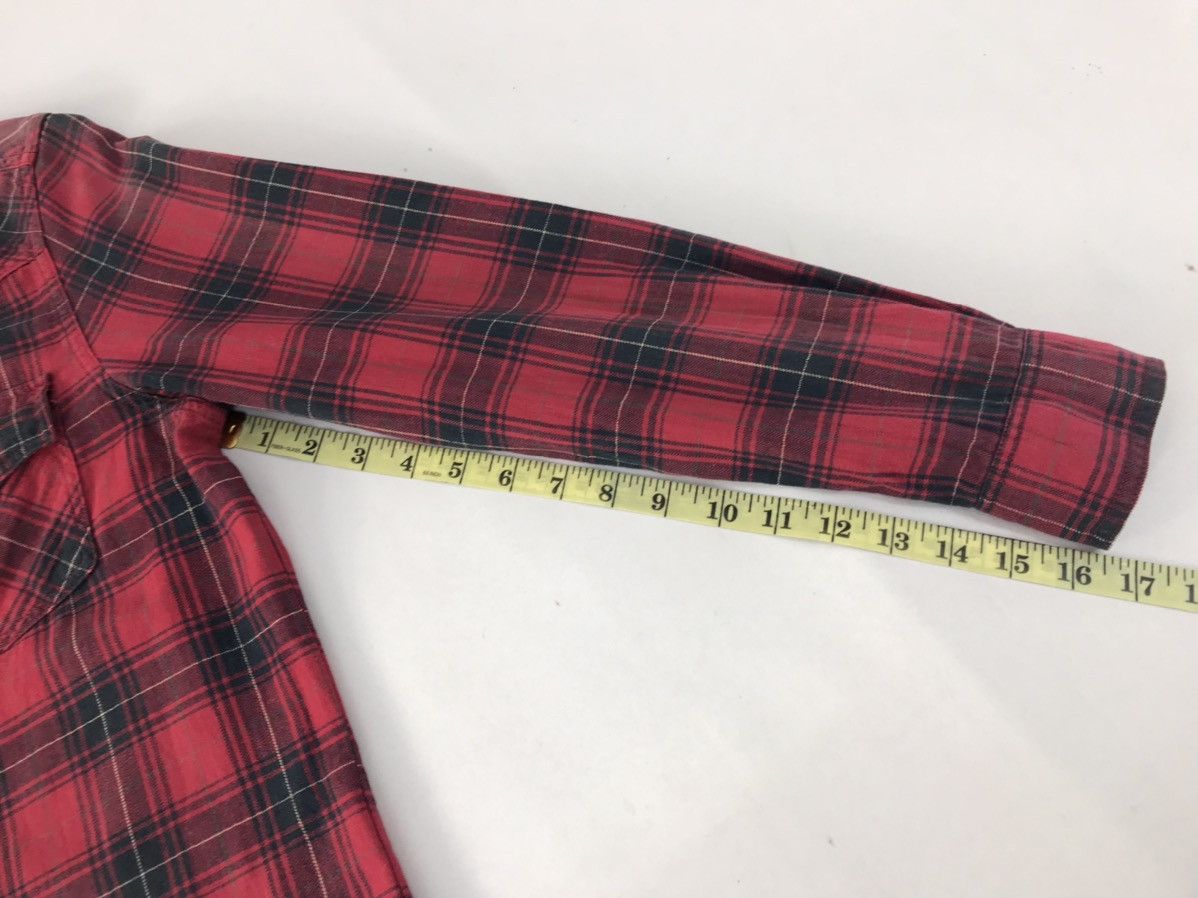 Japanese Brand Vtg Tbj Jeans Plaid Faded Colour Snap Button design Size US M / EU 48-50 / 2 - 14 Thumbnail