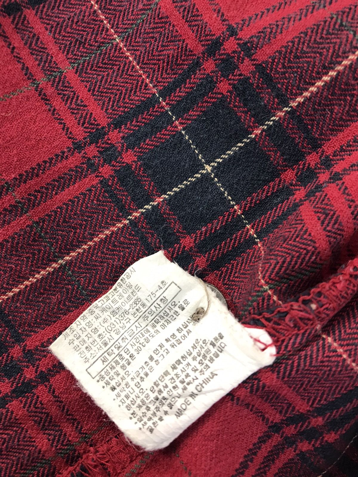 Japanese Brand Vtg Tbj Jeans Plaid Faded Colour Snap Button design Size US M / EU 48-50 / 2 - 11 Thumbnail